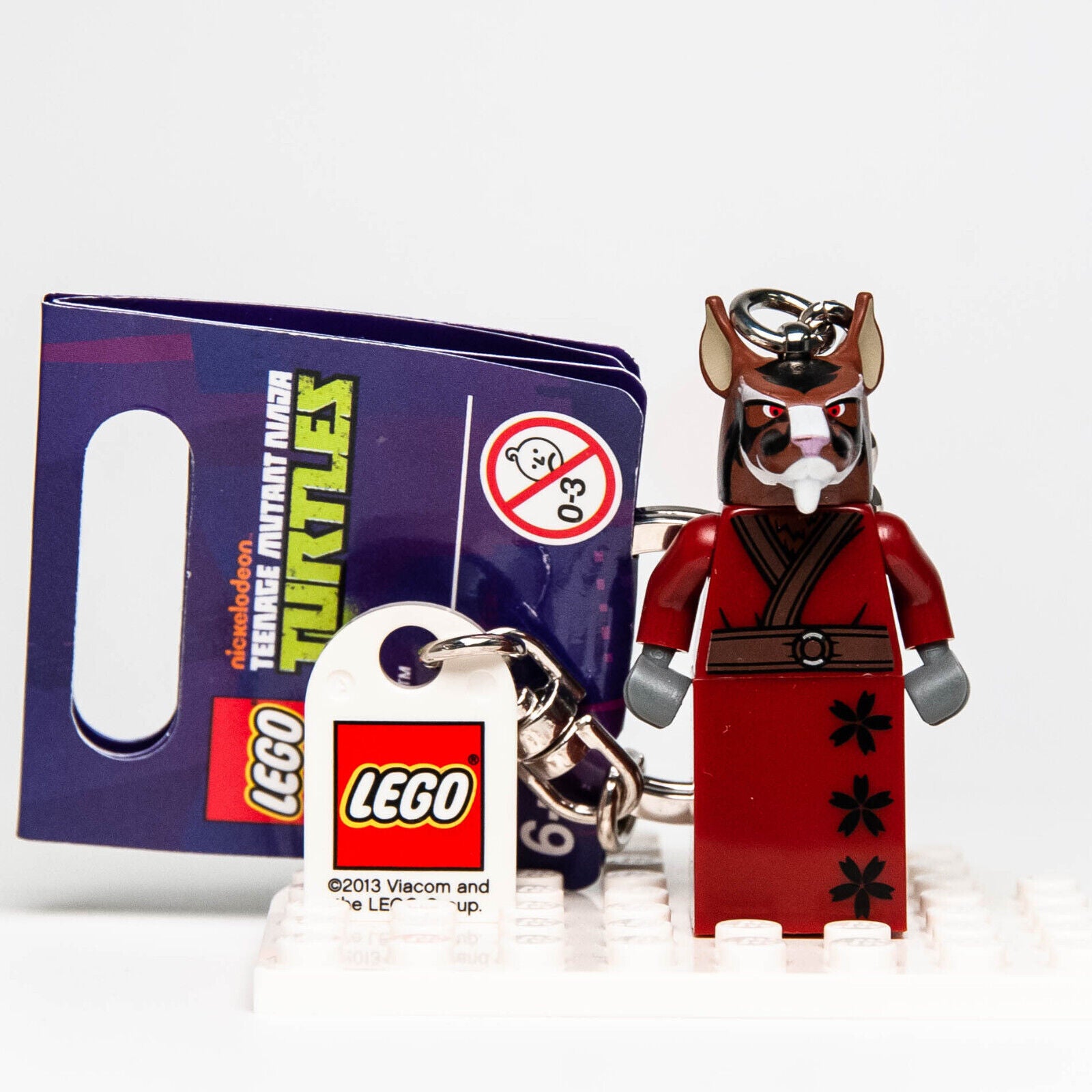 New LEGO TMNT Minifigure Key Chain - Splinter (tnt007) 79103 Turtle Lair 850838 - StudBee