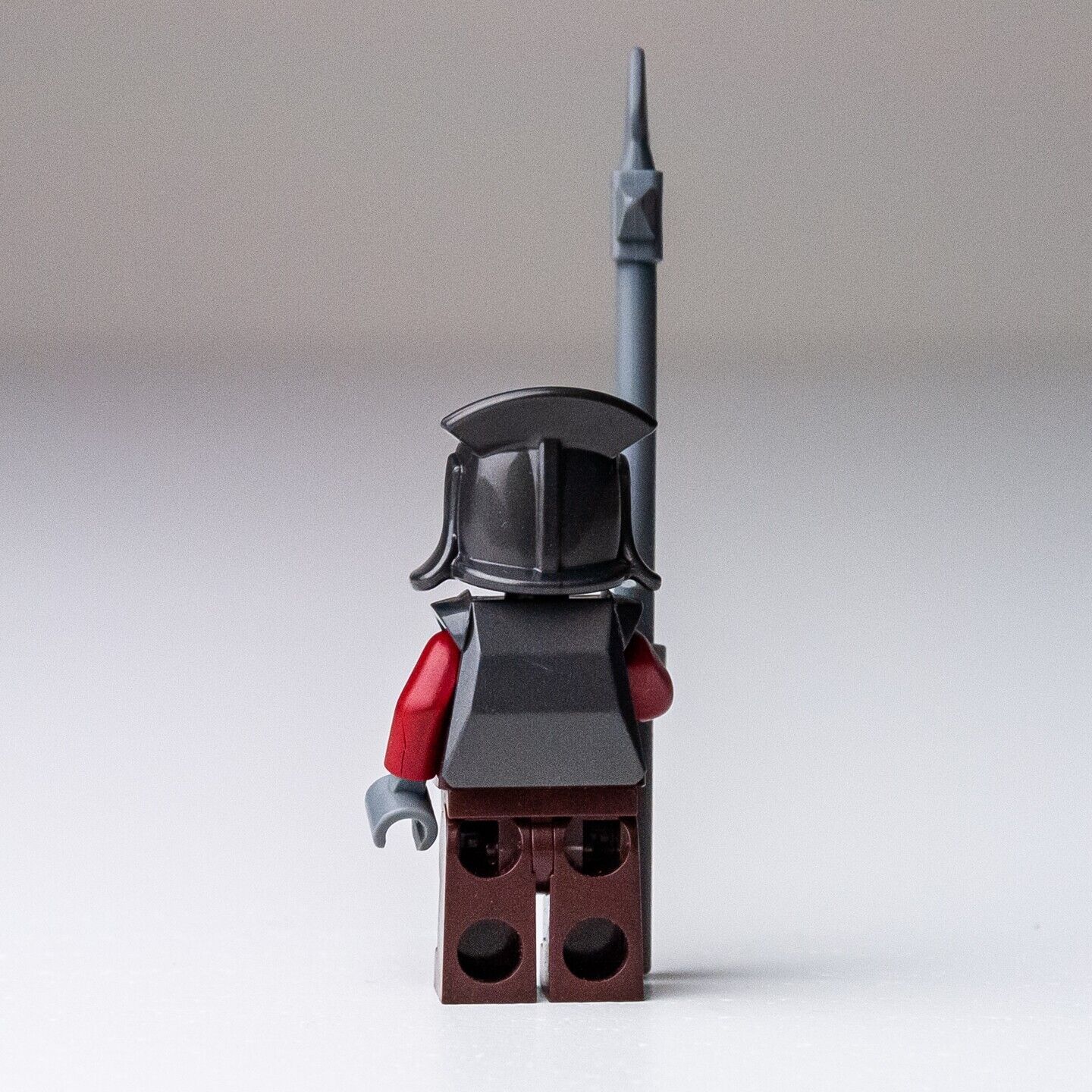 Lego LOTR Hobbit Minifigure - Uruk-hai (lor008) w/ Armor & Halberd - StudBee