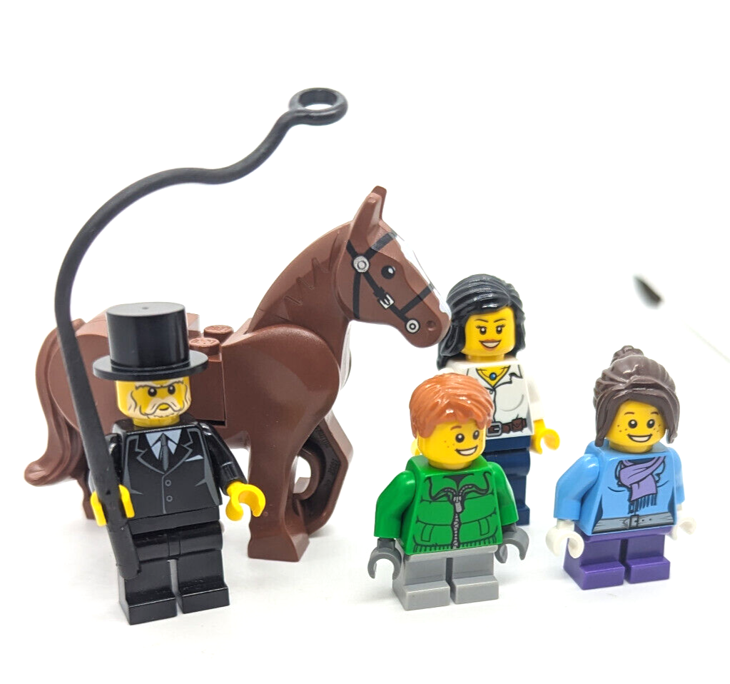 Lego Minifigures from 3300014 Holiday Sleigh Set 2012 Winter Horse Christmas) - StudBee