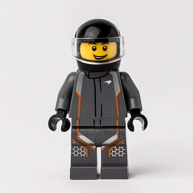 LEGO McLaren Senna Race Car Driver Minifigure - 75892 (sc069) - StudBee