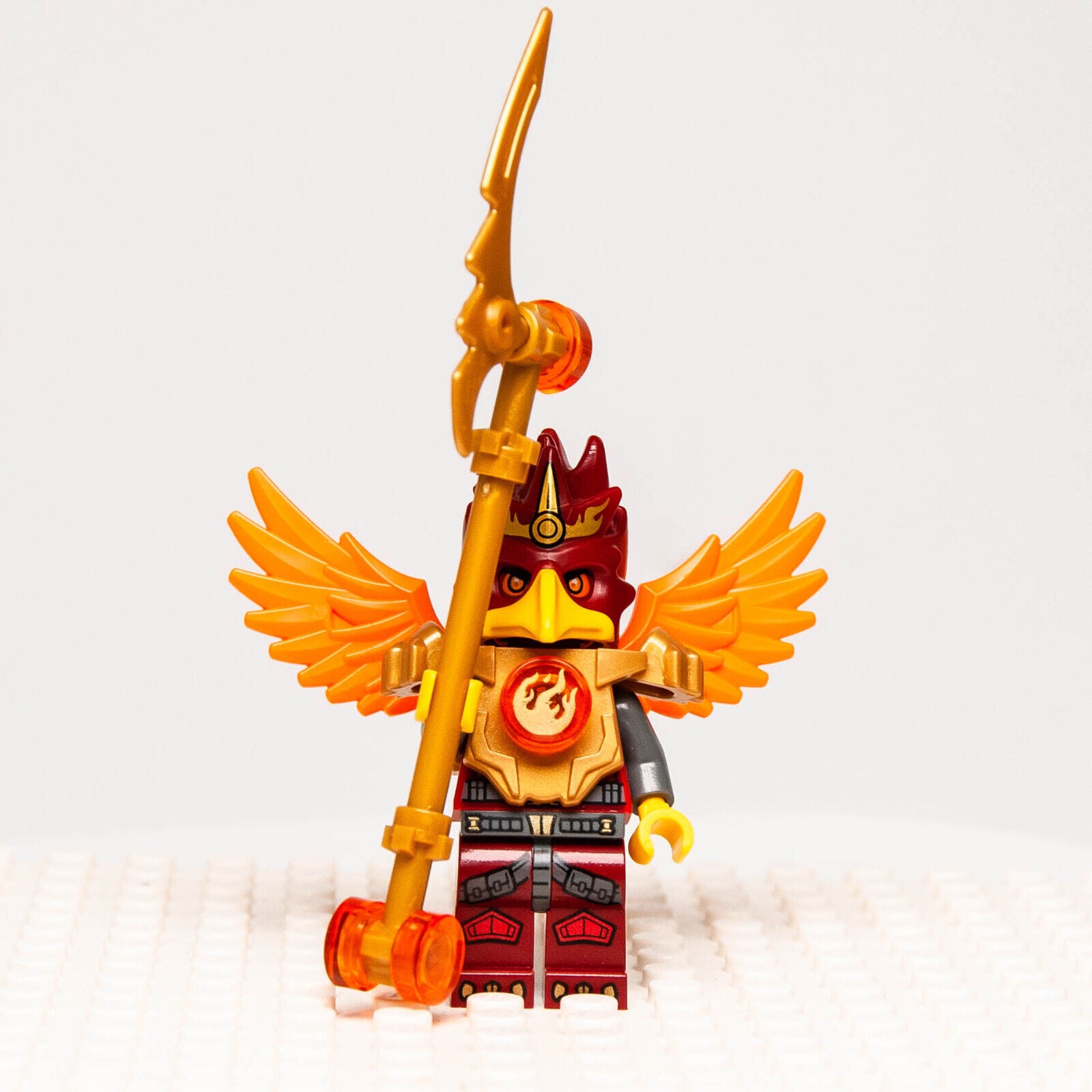 Lego Chima Minifigure - Foltrax  (loc076) Phoenix Fire Temple 70146 - StudBee