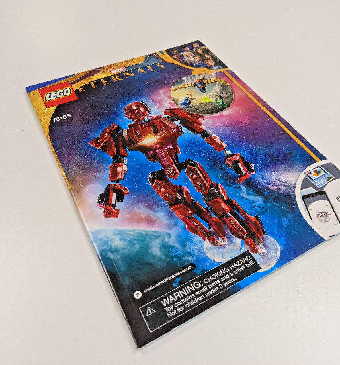 Lego Eternals In Arishem's Shadow (76155) Manual -INSTRUCTION ONLY - StudBee