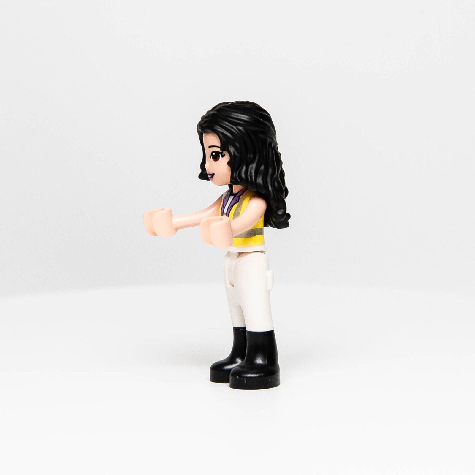 NEW Lego Friends Minifigure EMMA 41712 Neon Safety Vest & Black Boots (frnd540) - StudBee