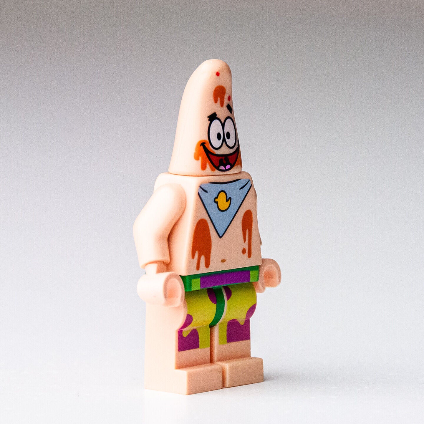 LEGO Spongebob Minifigure - Patrick w/ Bib, Ice Cream Splotches 3816 (bob030) - StudBee