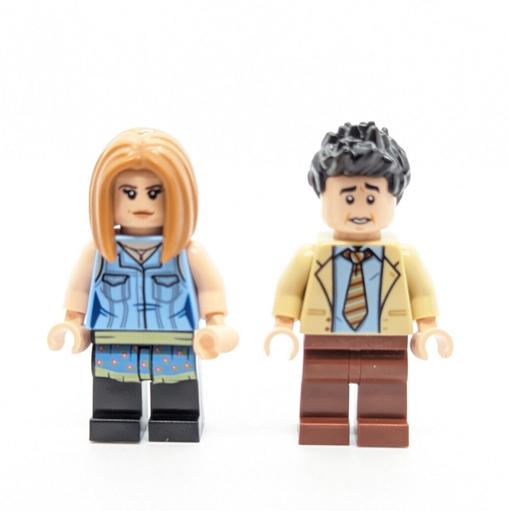 NEW Lego Friends Minifigures - Ross Geller & Rachel Green (idea059) 21319