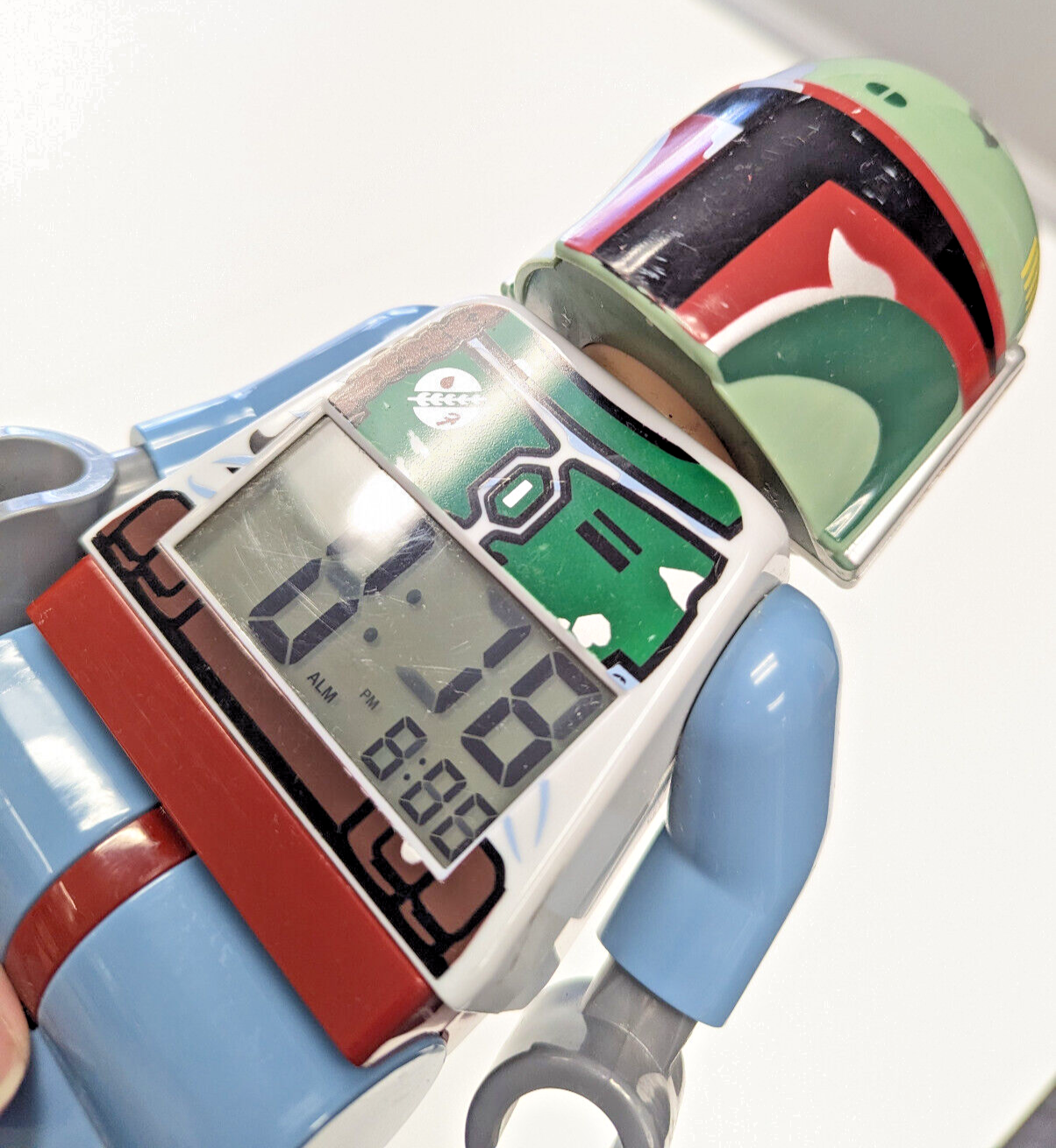LEGO Star Wars Boba Fett - Digital Alarm Clock 9" Bounty Hunter 9003530 - Works!