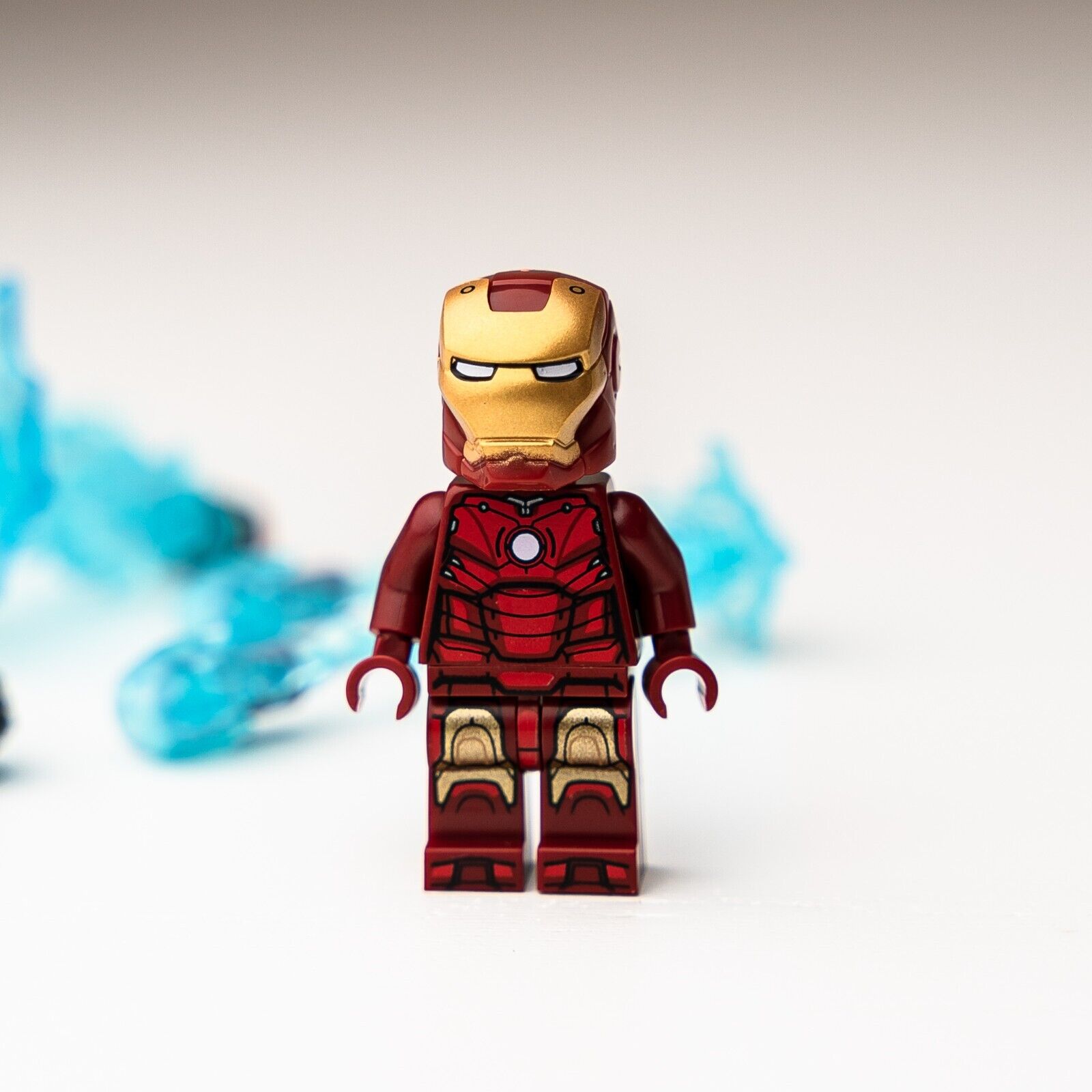 New LEGO Iron Man Mark 3 Armor Minifigure - Iron Monger Mayhem - 76190 (sh739) - StudBee