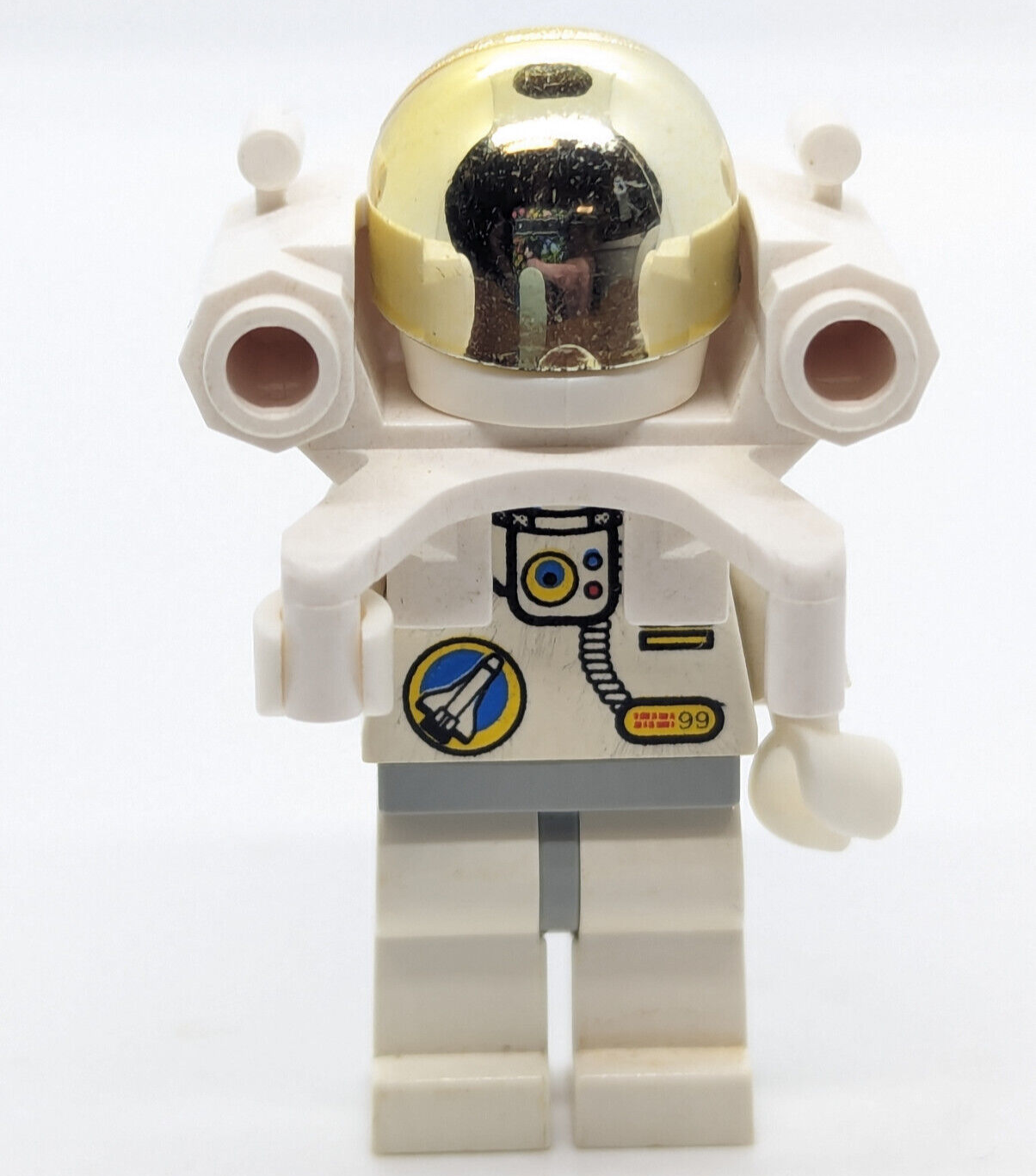 LEGO Space Port Minifigure - Astronaut C1 (spp006) 6458 Jet Pack Satellite - StudBee