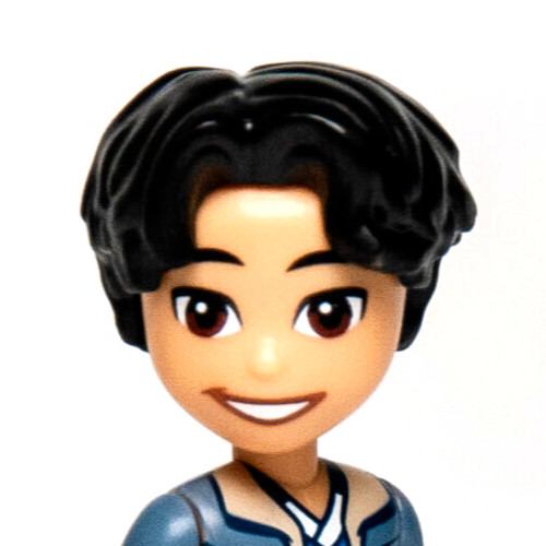 New Lego Friends Minifigure Part - Hair Piece Only - Niko (frnd645) - StudBee