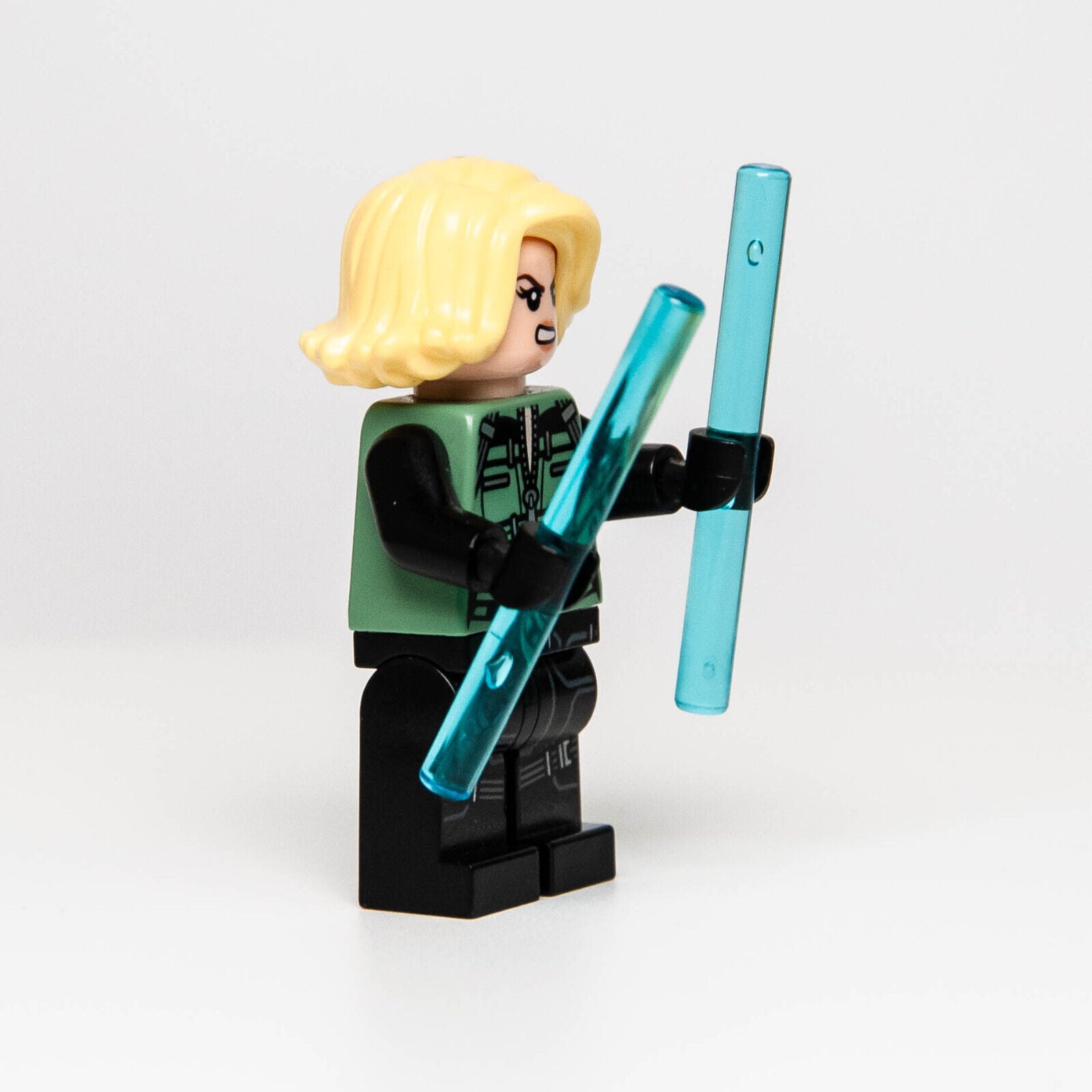 LEGO Minifigure BLACK WIDOW (Blonde Hair) Marvel Super Heroes 76101 (sh494) - StudBee