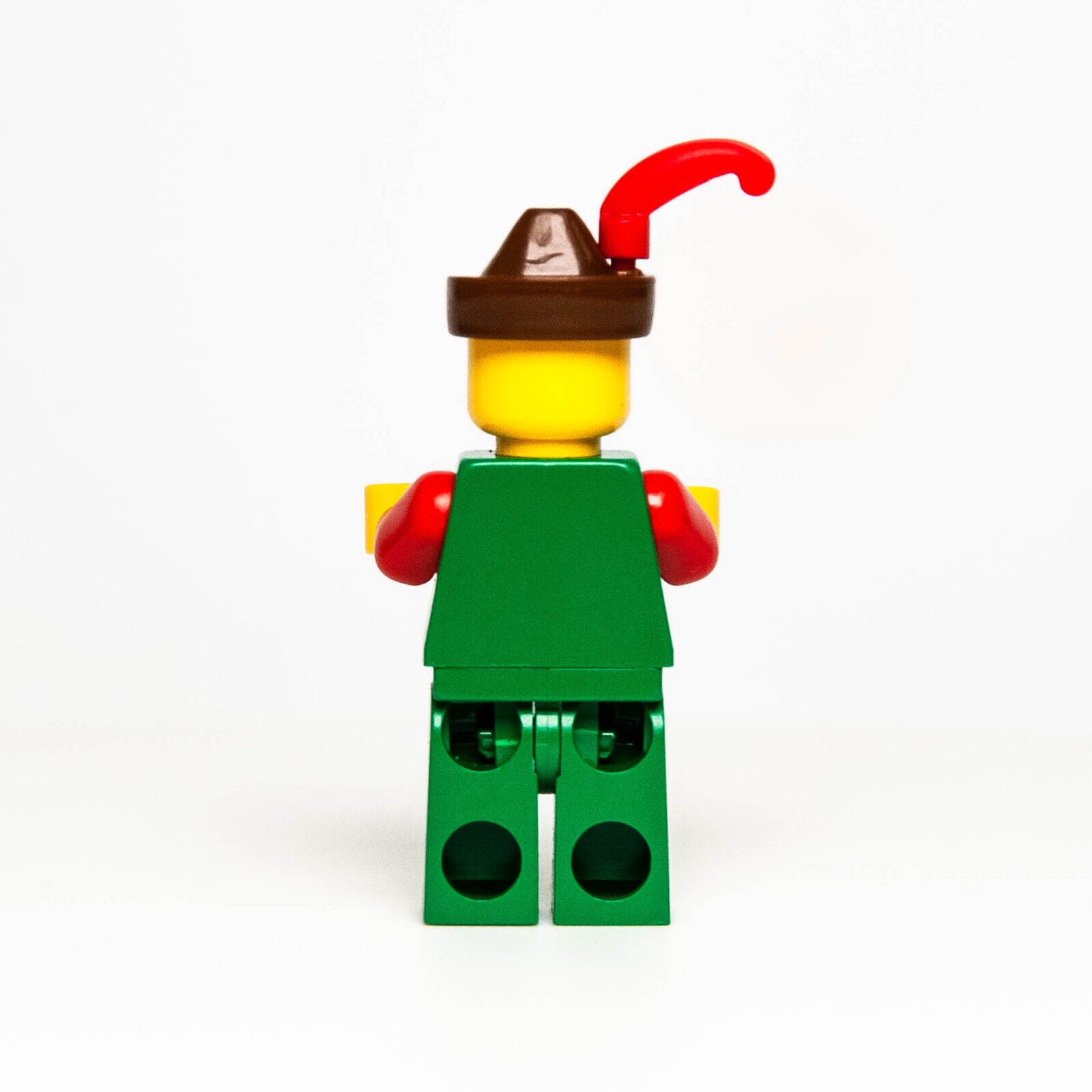 LEGO Castle Minifigure - Red Forestman (cas139) 6103 Brown Hat, Red Feather