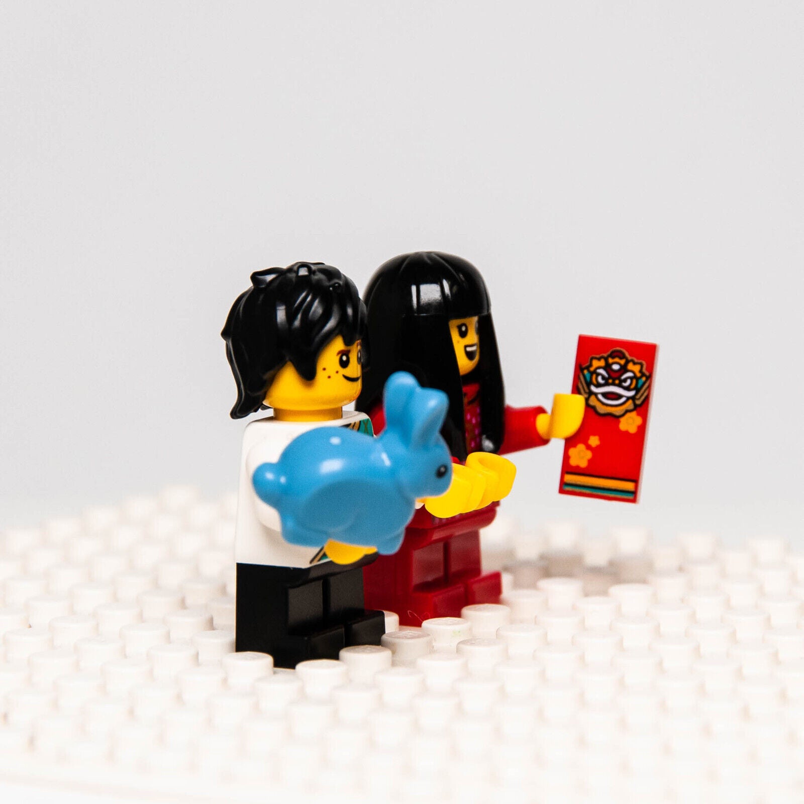 (Lot of 2) New Lego BAM 2023 Chinese New Year Minifigures Rabbit - StudBee