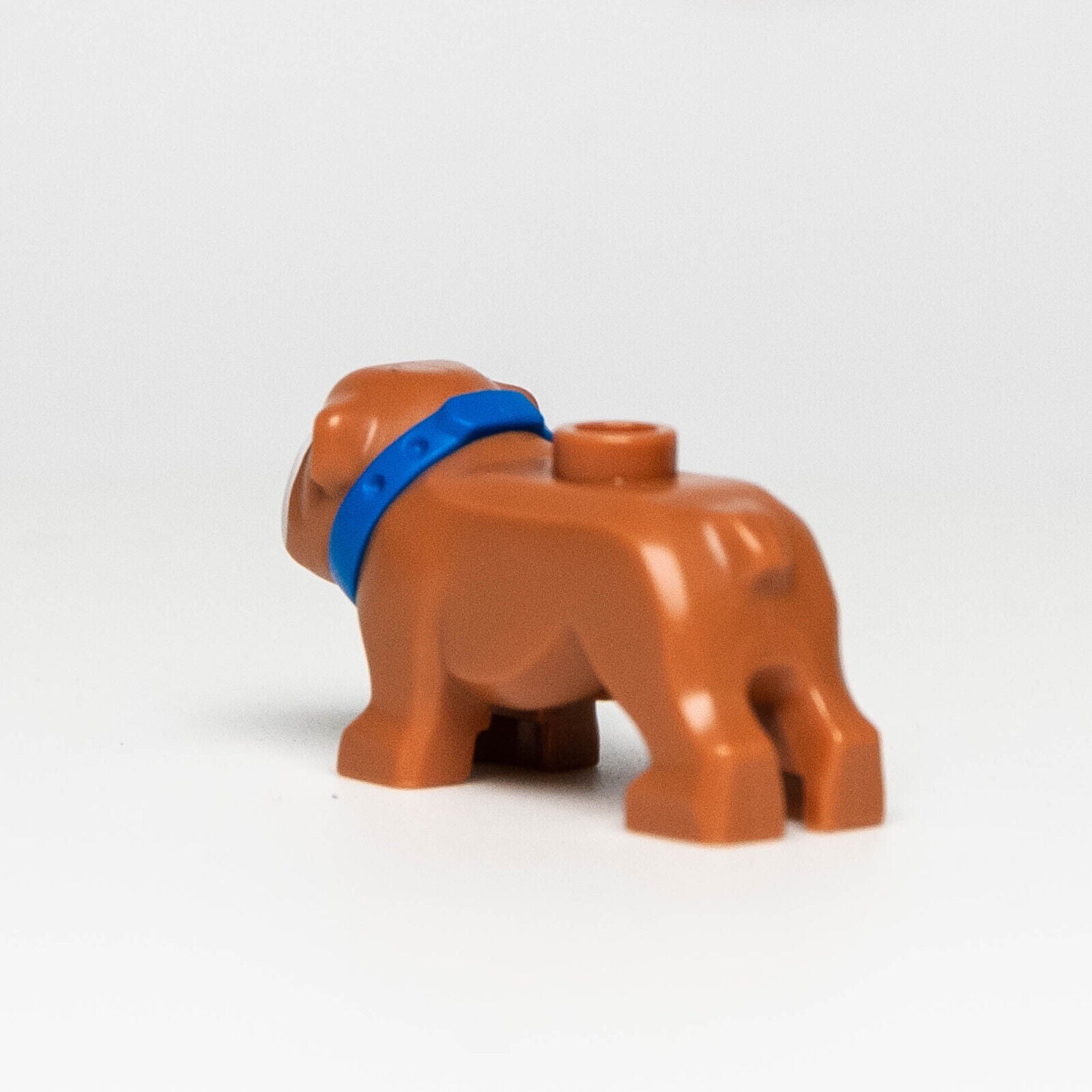 New LEGO Animal - Brown Bulldog w/ Blue Collar 60258 Workshop Junkyard - StudBee