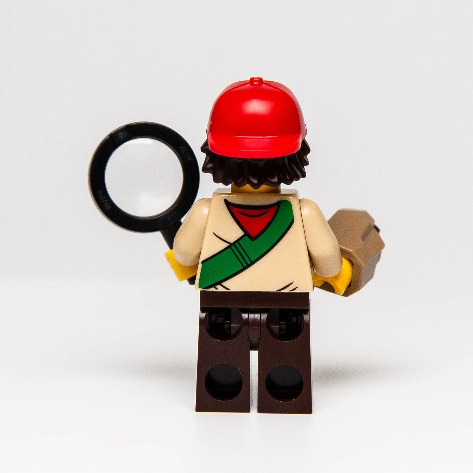 NEW Lego BAM Minifigure Boy Scout Explorer W Magnifying Glass Geode NEW Lego BAM Minifigure Boy Scout Explorer W Magnifying Glass Geode