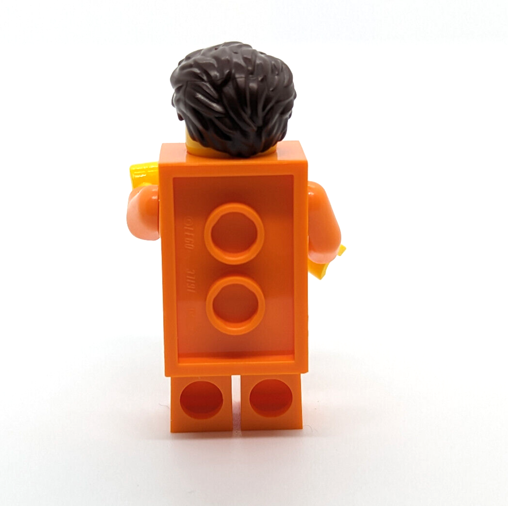 New Lego BAM 2023 Orange Brick Costume Minifigure w/ Camera - StudBee