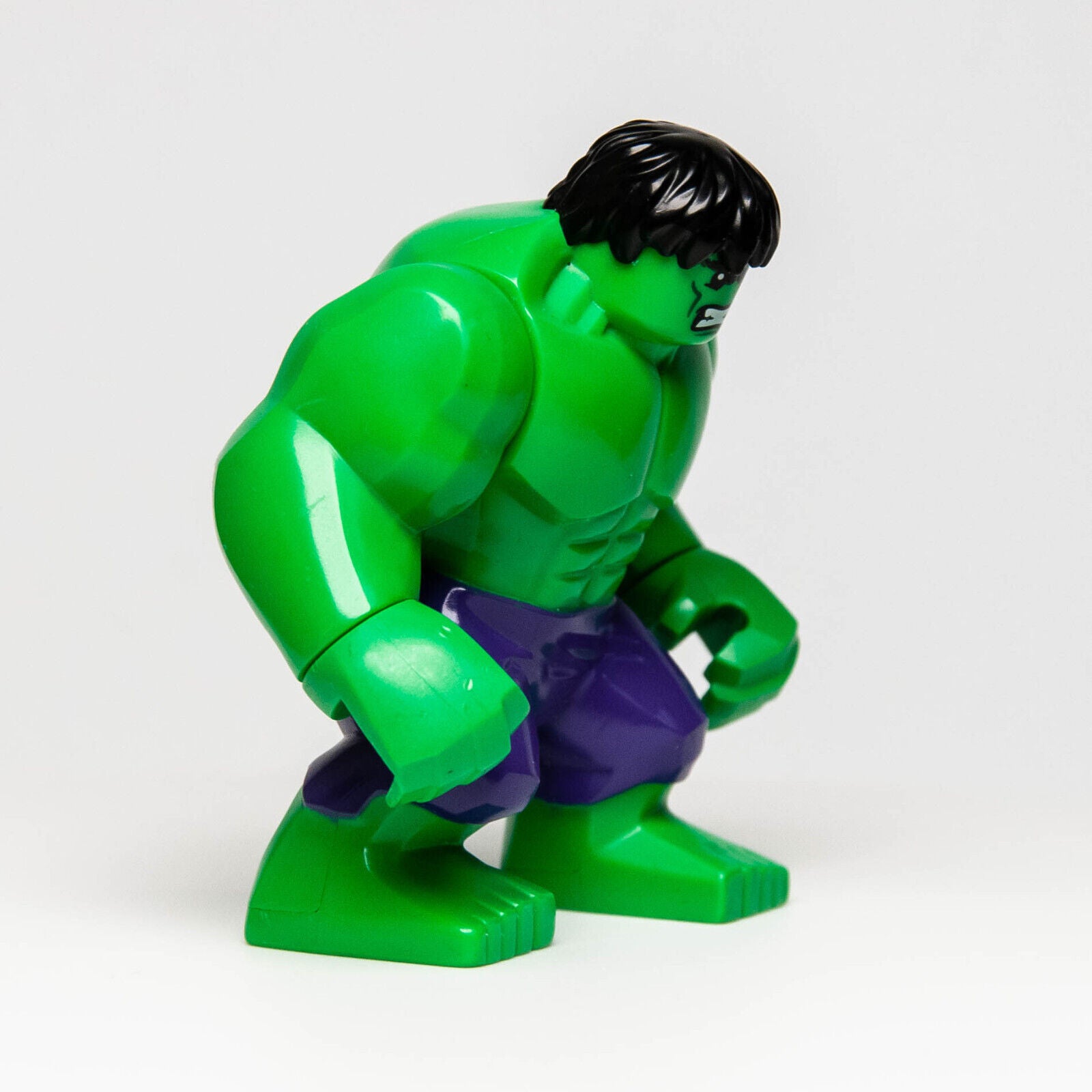 Lego Marvel Avengers Minifigure - Hulk in Purple Pants (sh095) 76018 Smash - StudBee