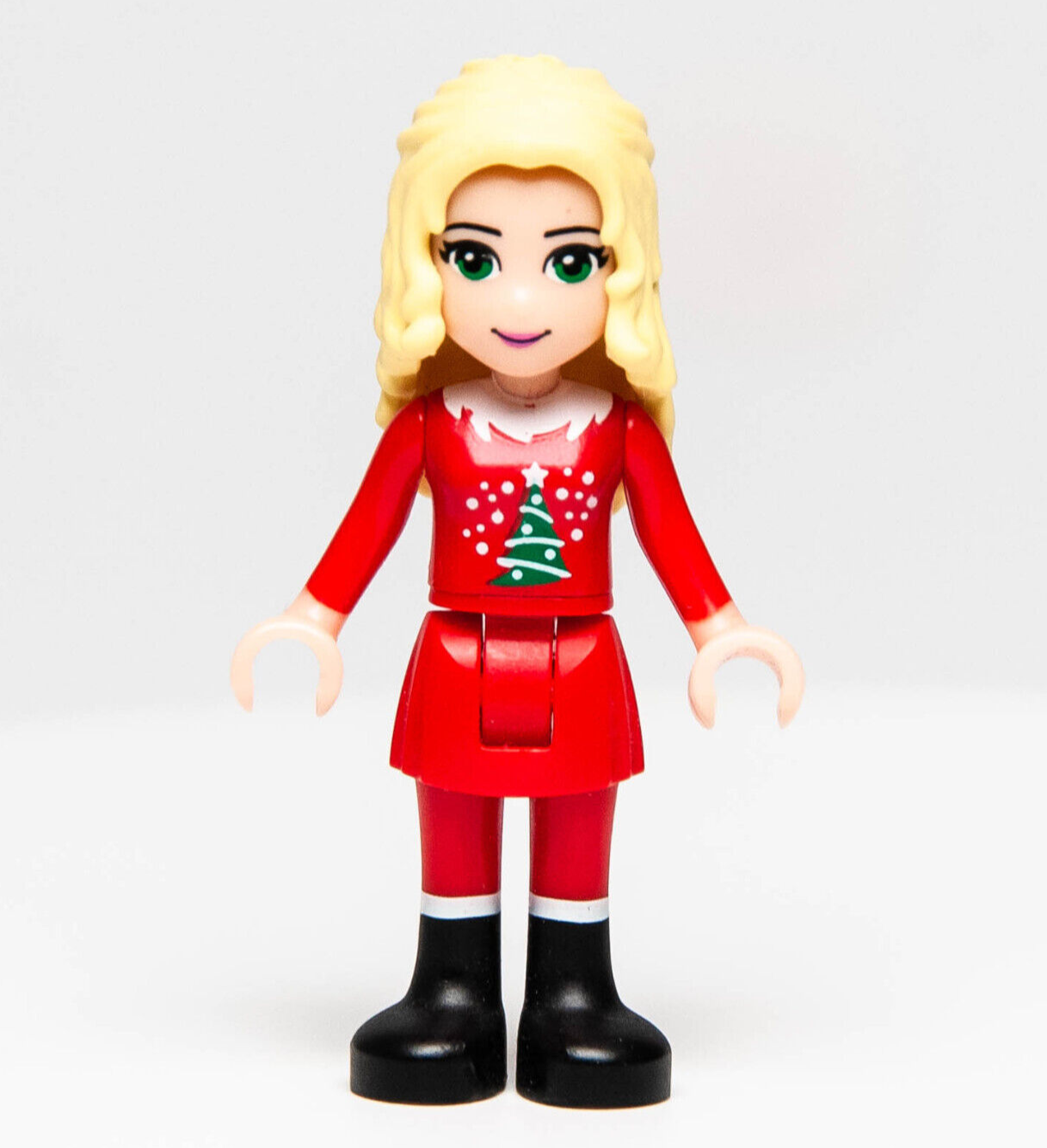 LEGO Friends Minifigure Christina (frnd029) Red Christmas Tree Top 3316 - StudBee