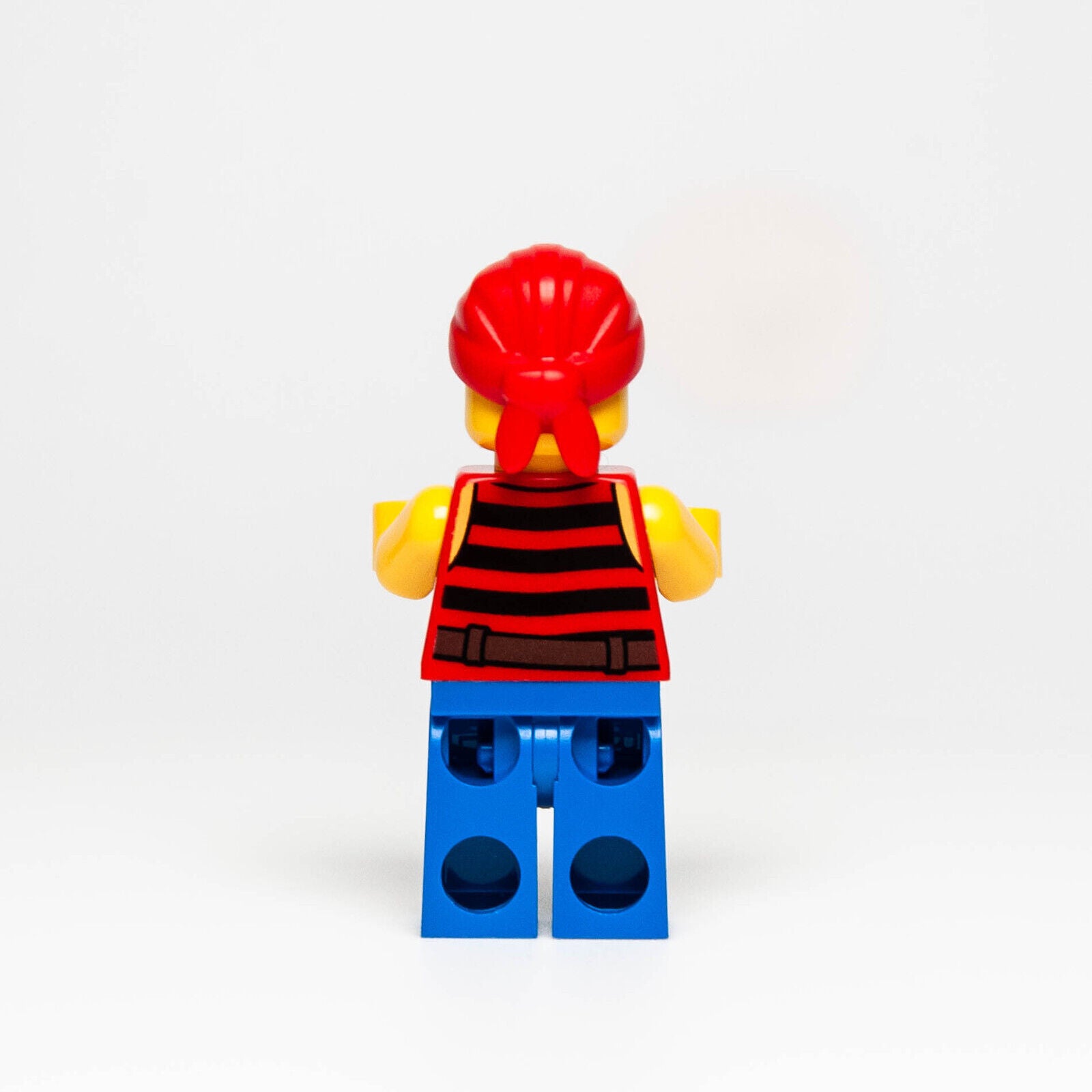 Lego Pirates 3 Minifigure - Black Red Stripes, Scar Pirate (pi161) 70412 Fort - StudBee