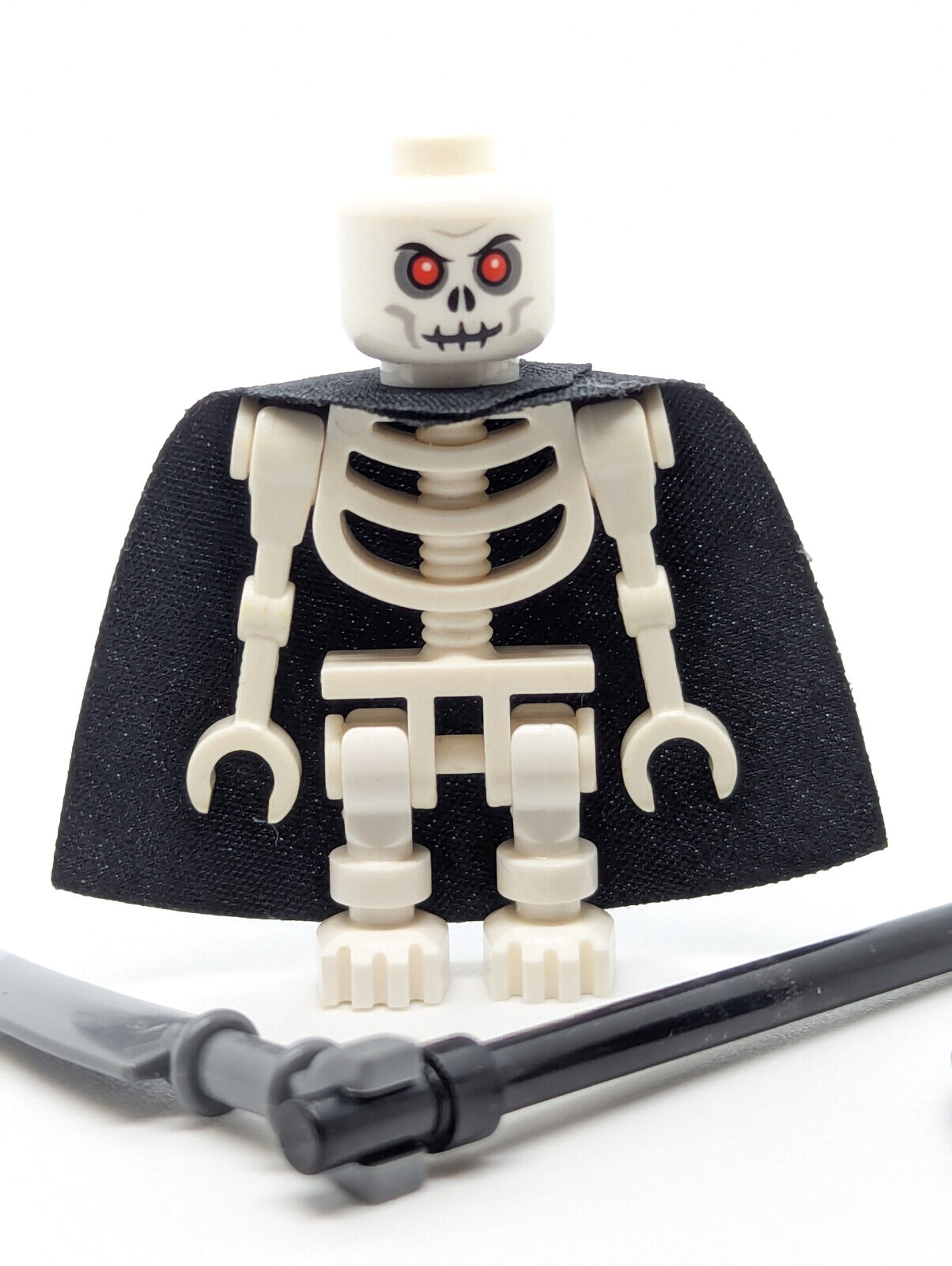 Lego Fantasy Castle Minifigure - Skeleton Reaper Warrior & Horse (cas378) 7079 - StudBee