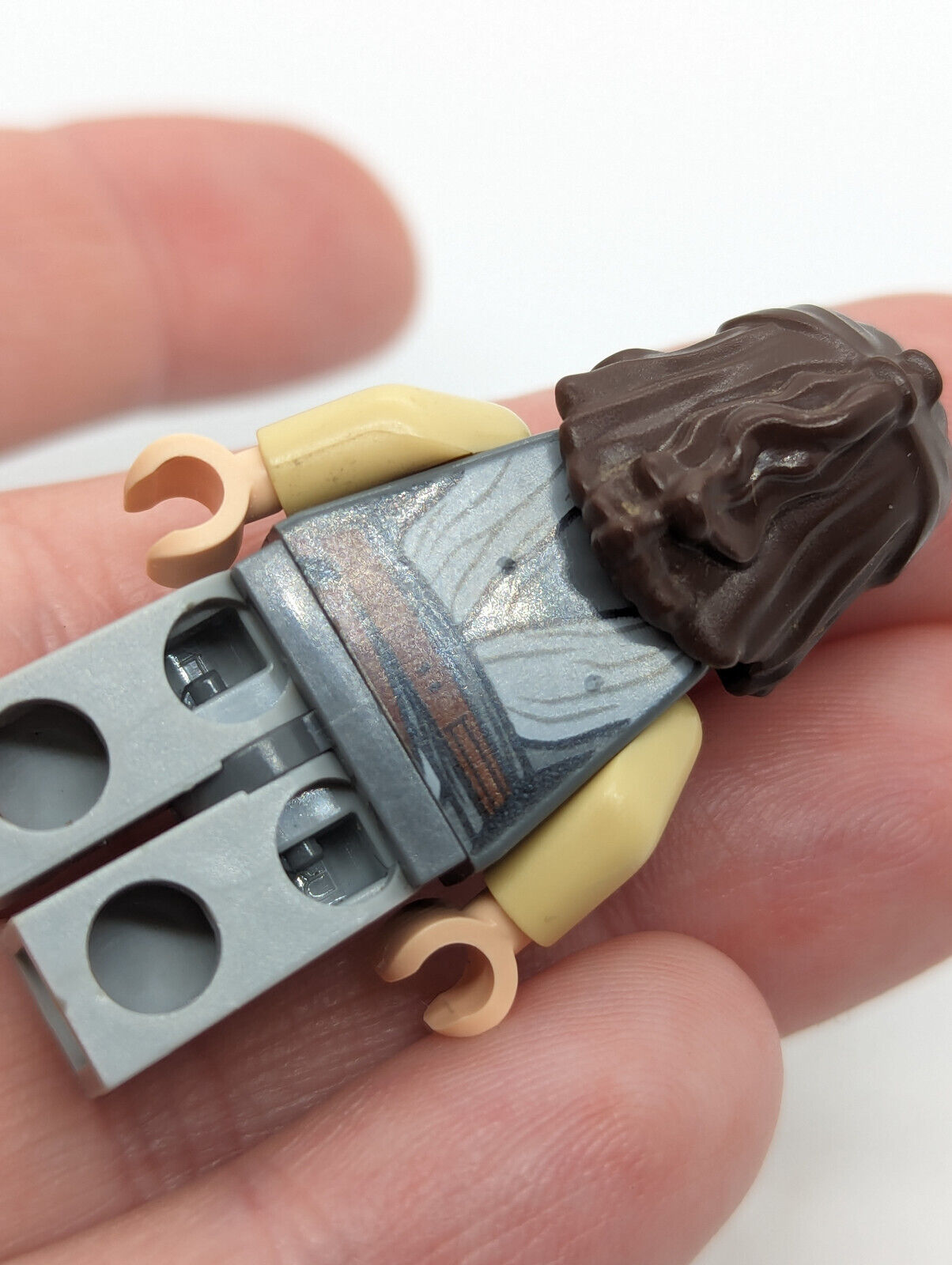 LEGO Star Wars Minifigure - Rey (sw0866) 75189 75216 Jedi Gray Robe - StudBee