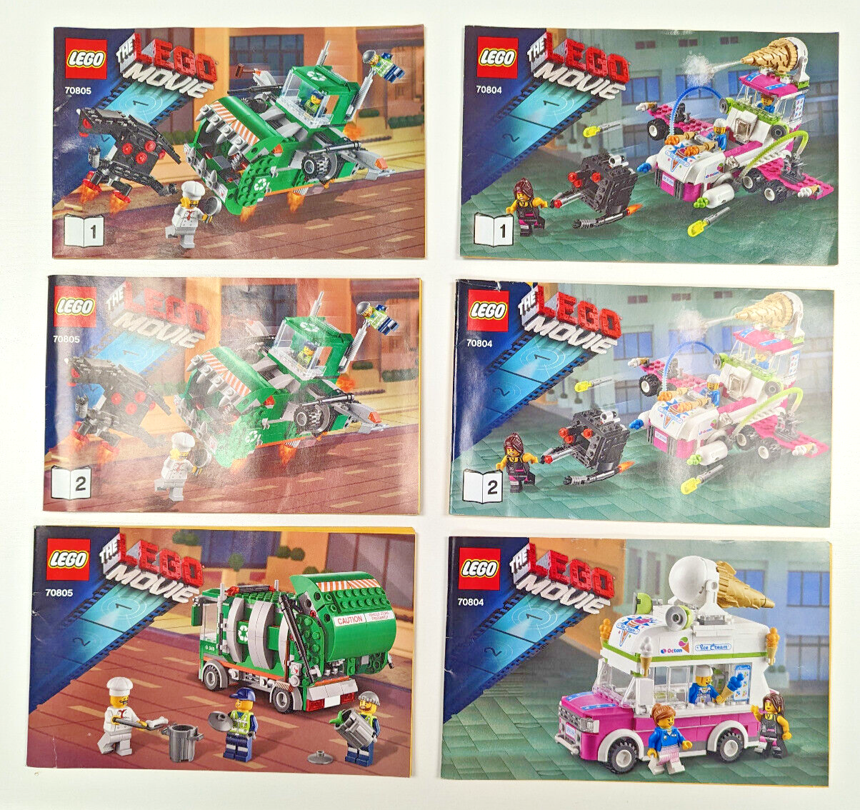 The LEGO Movie Set Lot: Trash Chomper 70805 & Ice Cream Machine 70804 - StudBee
