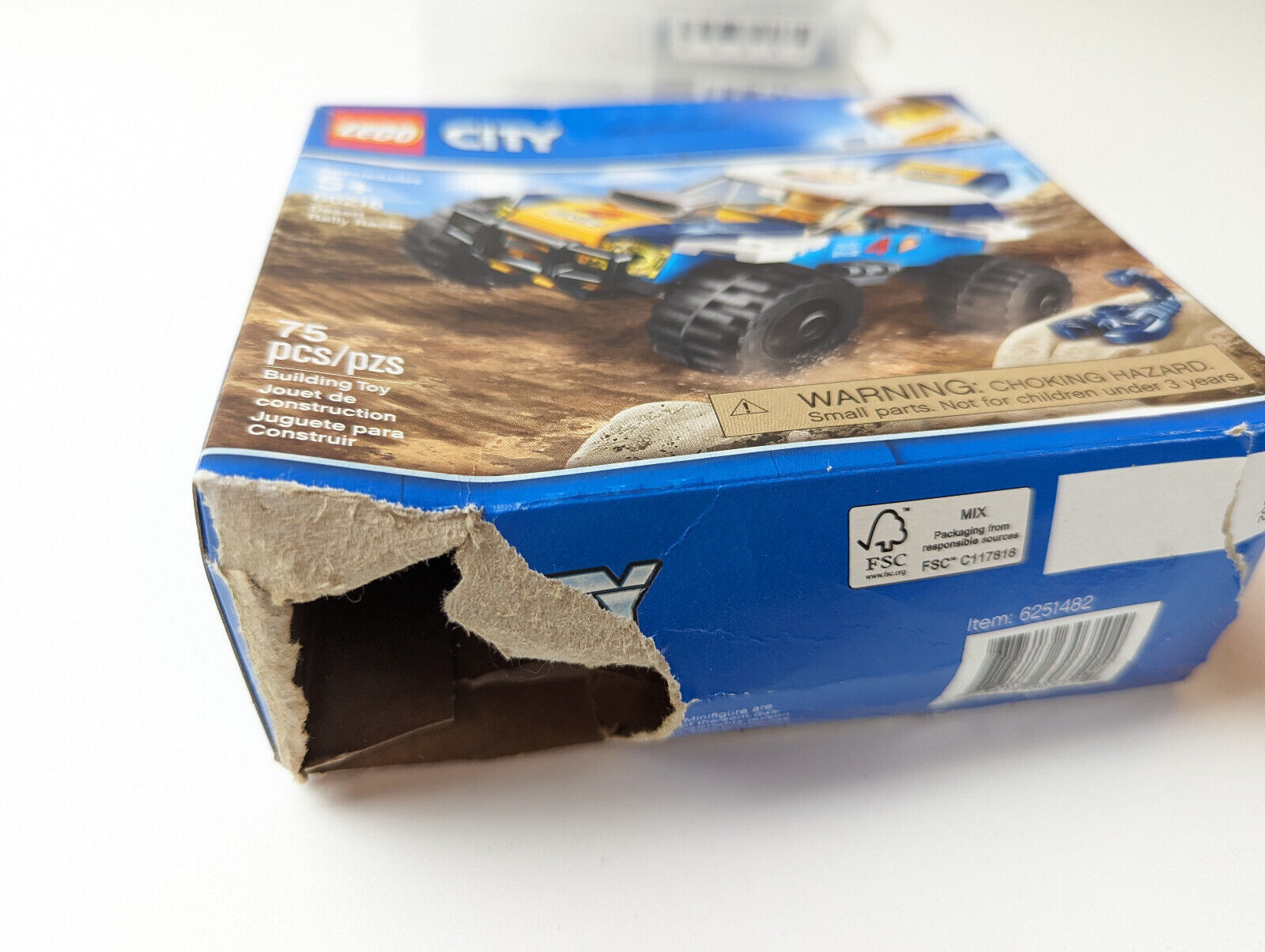 LEGO City Desert Rally Vita Rush Racer Set 60218 - 100% Complete w/ Manual, Box - StudBee