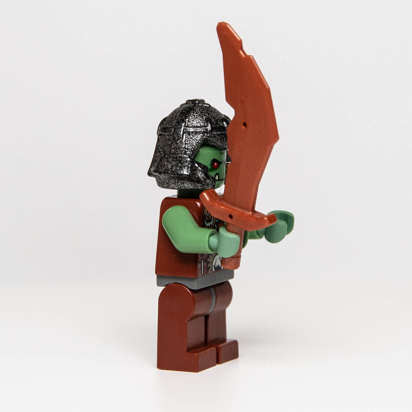 LEGO Fantasy Era Castle Troll Warrior 3 Orc Minifigure (cas368) w/ Copper Sword - StudBee