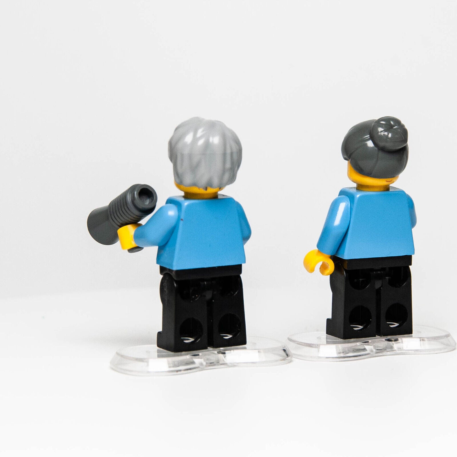 (Lof of 2) LEGO Movie Ma & Pa Cop Minifigures Kragle Stand 70809 (tlm019 tlm020) - StudBee