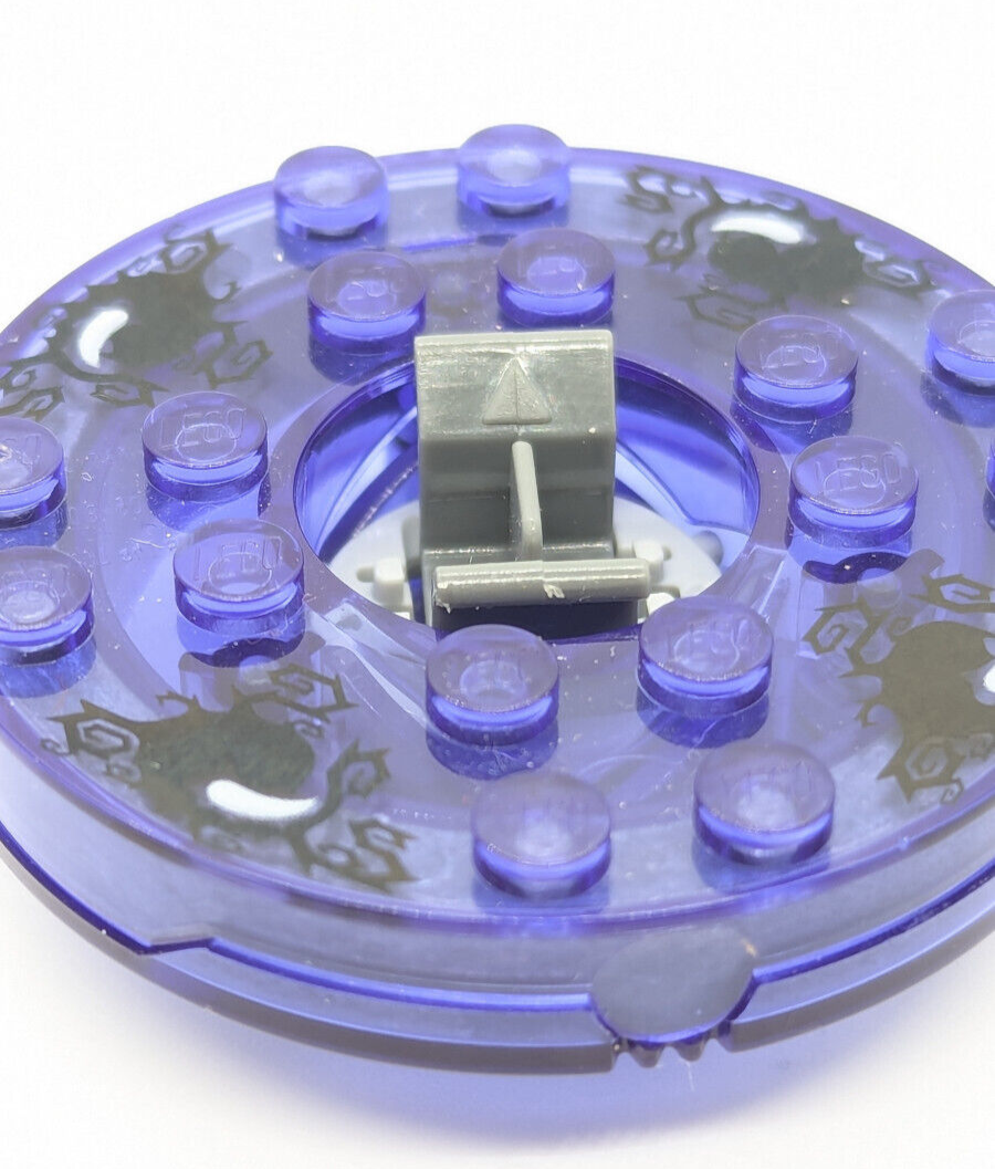 LEGO Ninjago Purple Round Spinner 6x6x1 - Lord Garmadon (92549c10pb01) 4633931 - StudBee