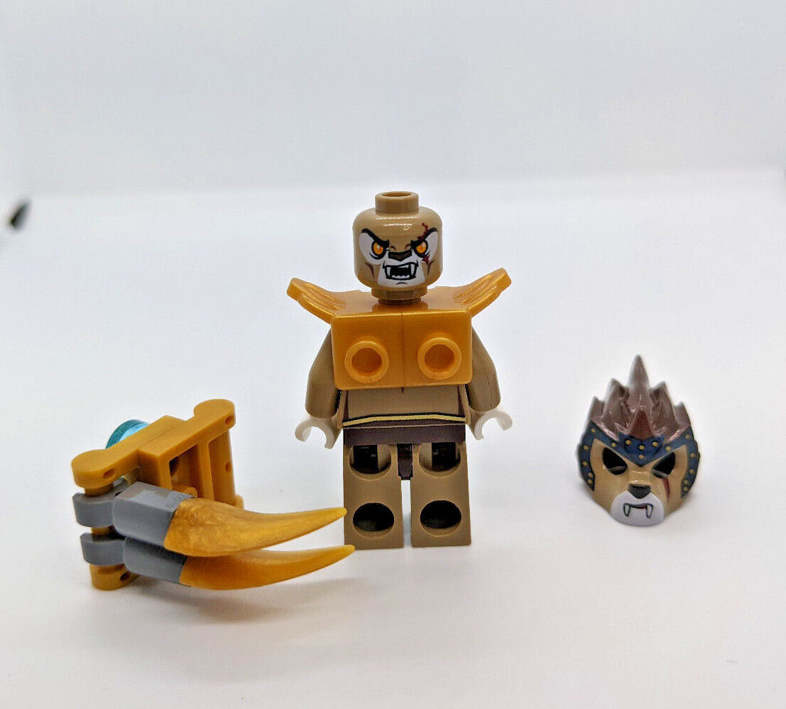 LEGO Legends of Chima Minifigure Longtooth with Shoulder Armor (loc027) - StudBee