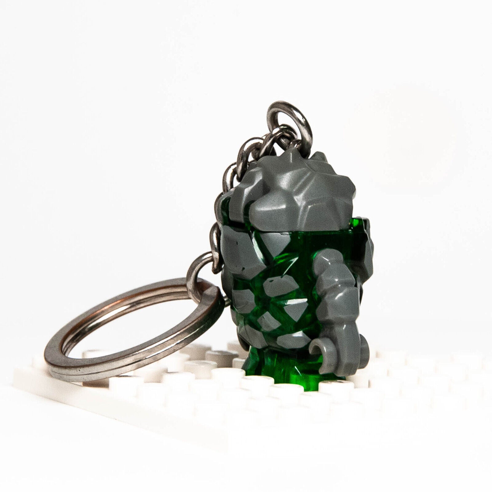 LEGO Rock Monster Minifigure Keychain - Boulderax 852505 Green (pm001) 8957 Mine