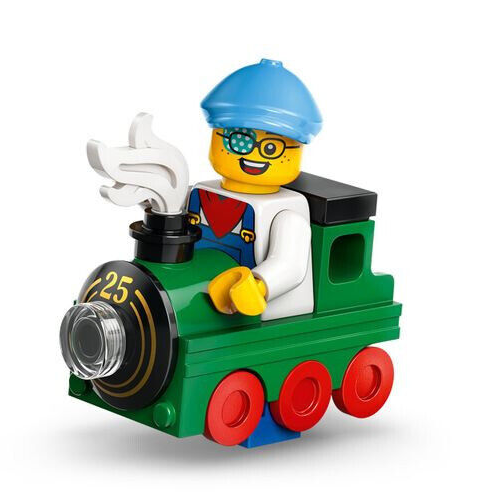SEALED LEGO CMF Series 25 Minifigure - Train Kid Boy 71045 Eye Patch (col25-10) - StudBee