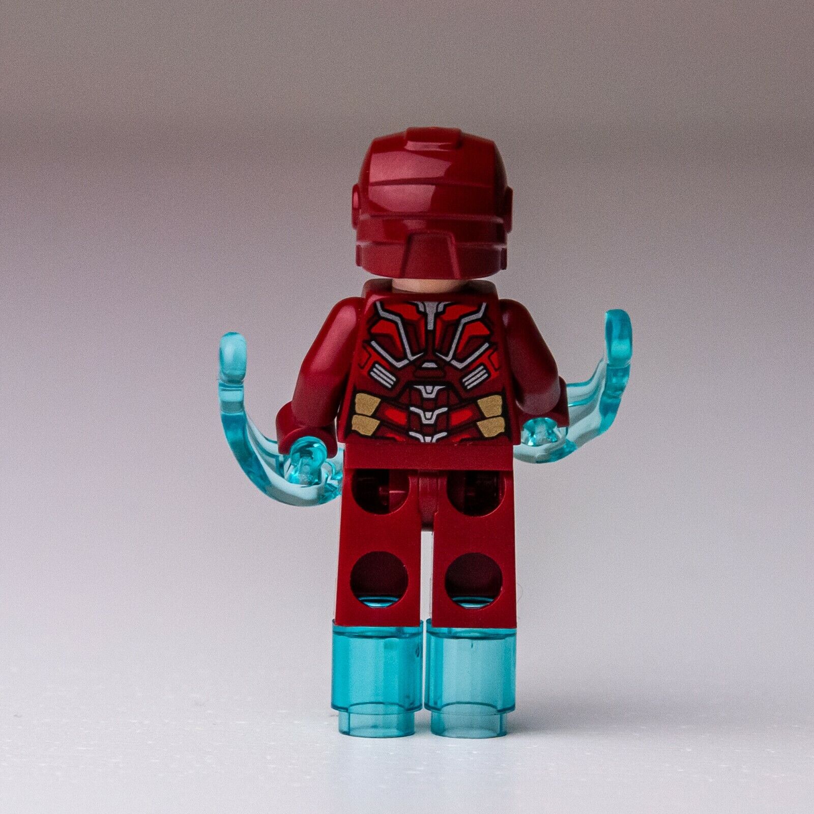 LEGO Iron Man w/ Silver Hexagon -  Super Heroes: Avengers -  (sh649) Minifigure - StudBee