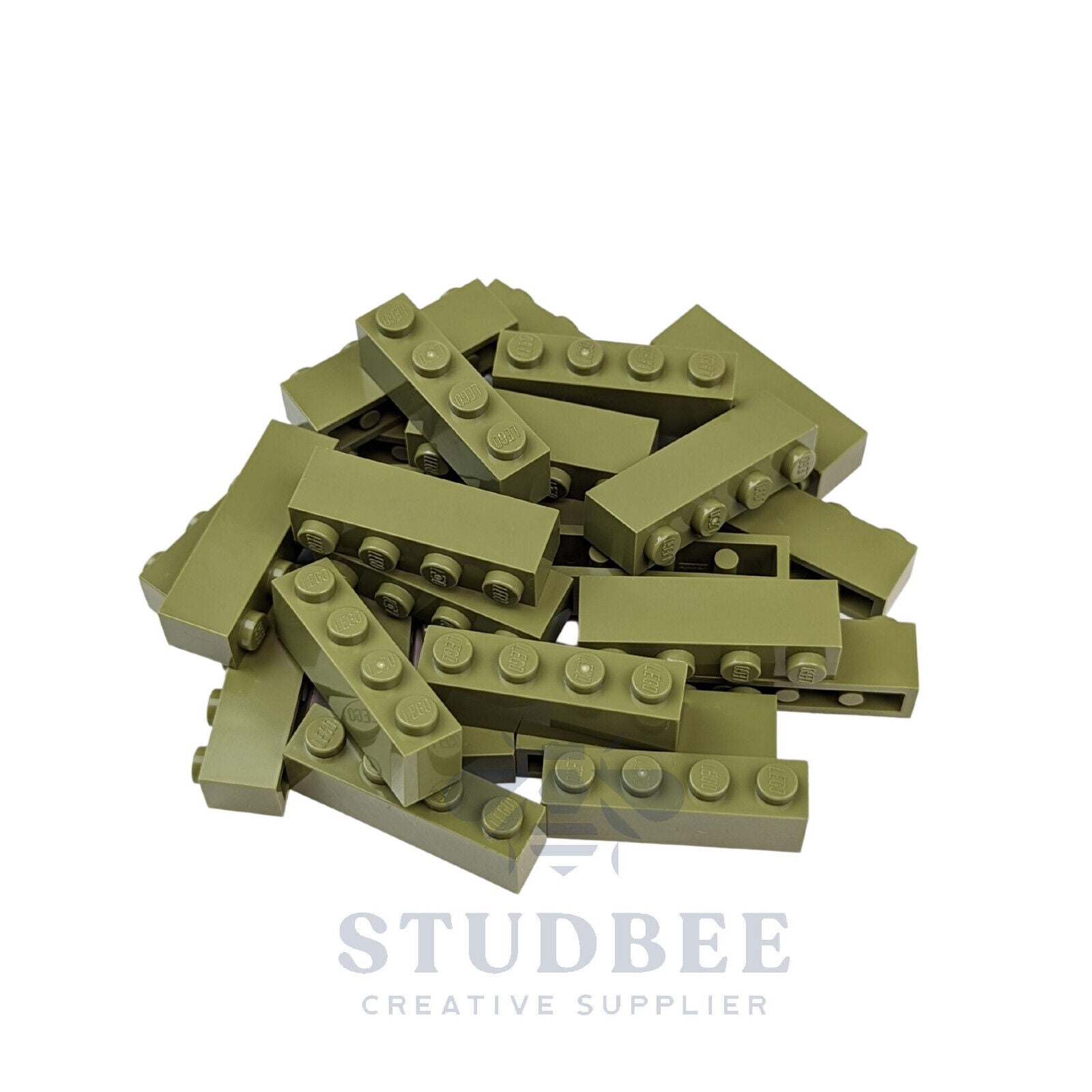 NEW LEGO  - 1 x 4 Brick - # 3010 - 25 Pieces - Multiple Colors - StudBee