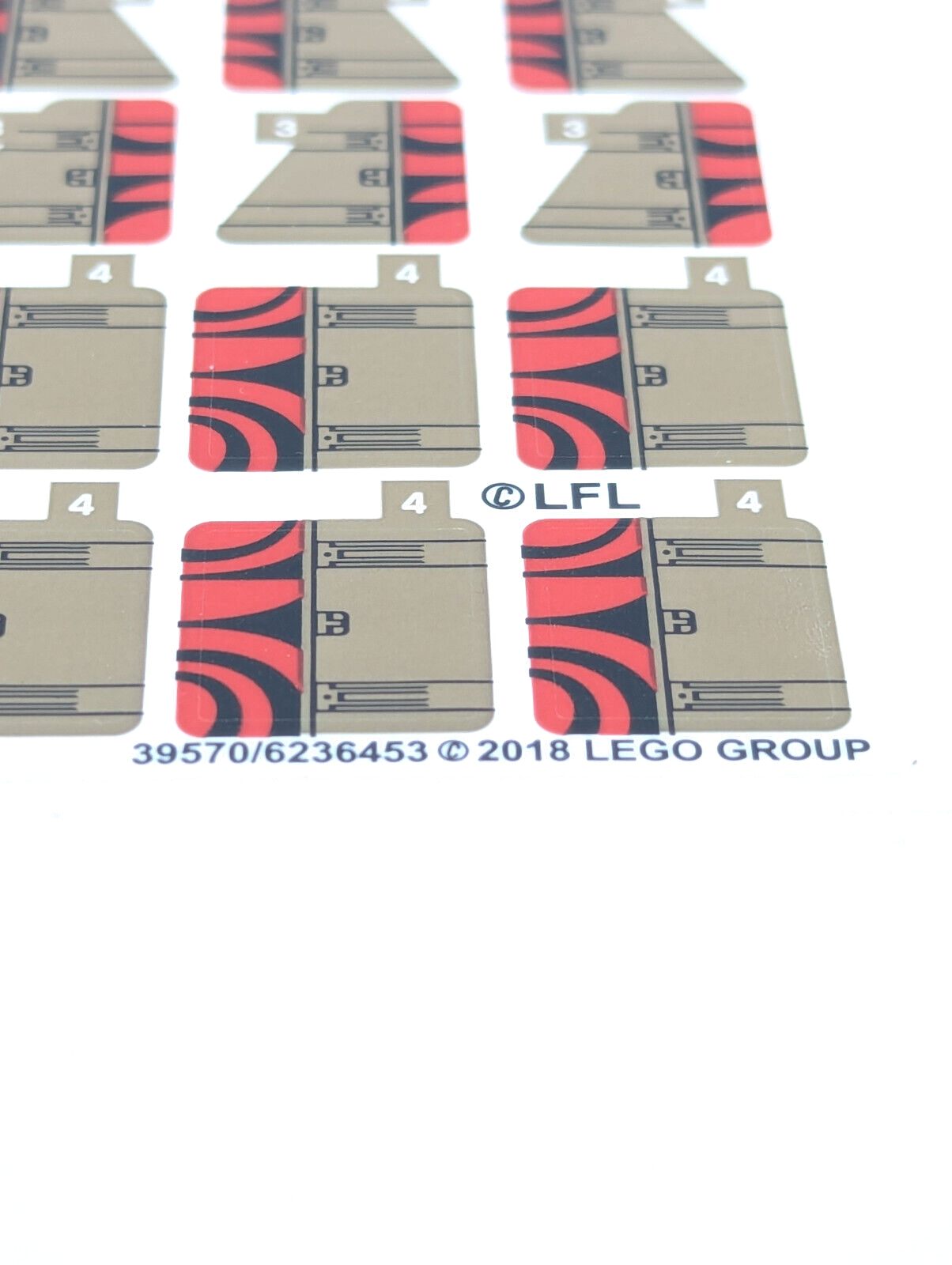 Lego STICKER SHEET for 75215 Star Wars Cloud-Rider Swoop Bikes, New & Genuine