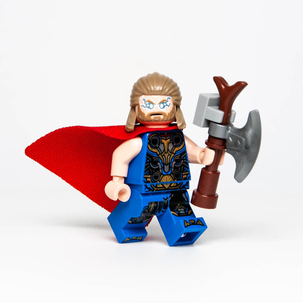 Lego Marvel Minifigure Thor Blue Suit sh0811 Love Thunder 76207 76 lego-marvel-minifigure-thor-blue-suit-sh0811-love-thunder-76207-76