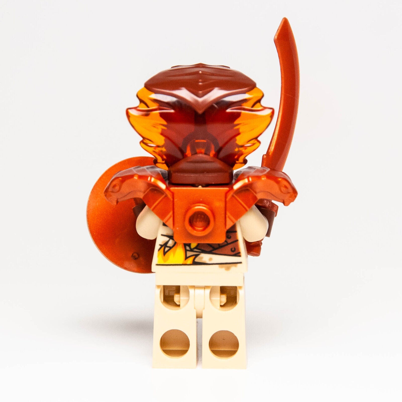 Lego Ninjago Minifigure - Pyro Destroyer (njo529) 70674 w/ Shield, Sword - StudBee