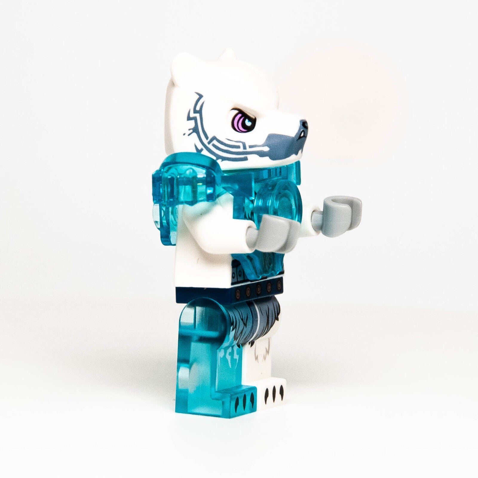 Lego Chima Minifigure - Iceklaw Heavy Armor (loc147) Ice Bear, Book Exclusive