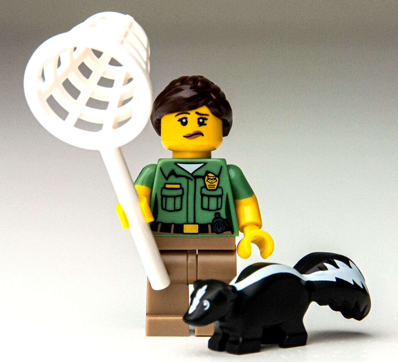 NEW LEGO CMF Series 15 - Animal Control Skunk Rescue 71011 (col15-8) SEALED! - StudBee