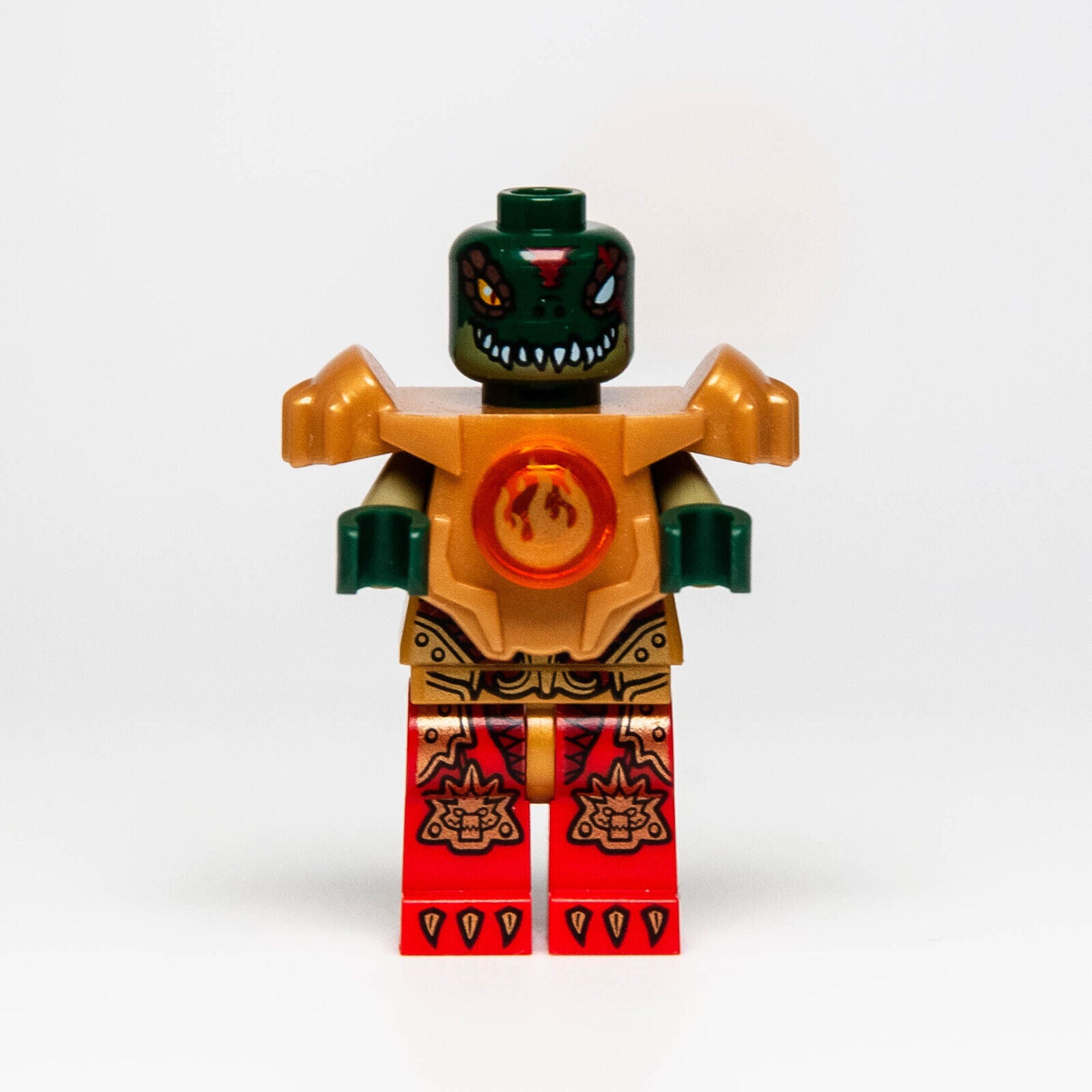 LEGO Dimensions Chima Minifigure: Cragger Fire Chi (dim013) 71223 Crocodile - StudBee