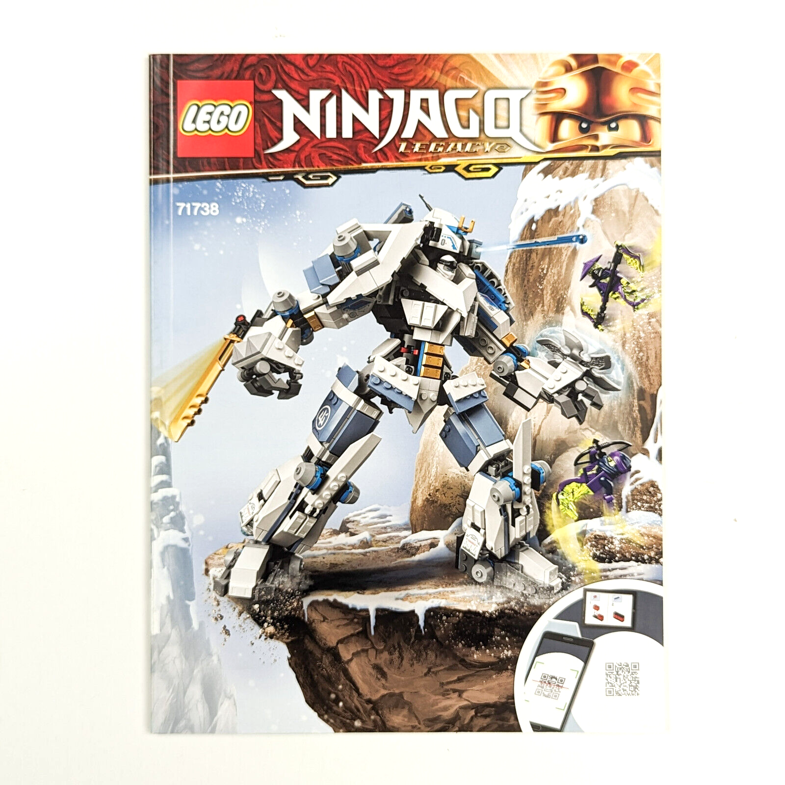 New LEGO NINJAGO Zane's Titan Mech Battle Set 71738 BOOKLET ONLY - StudBee