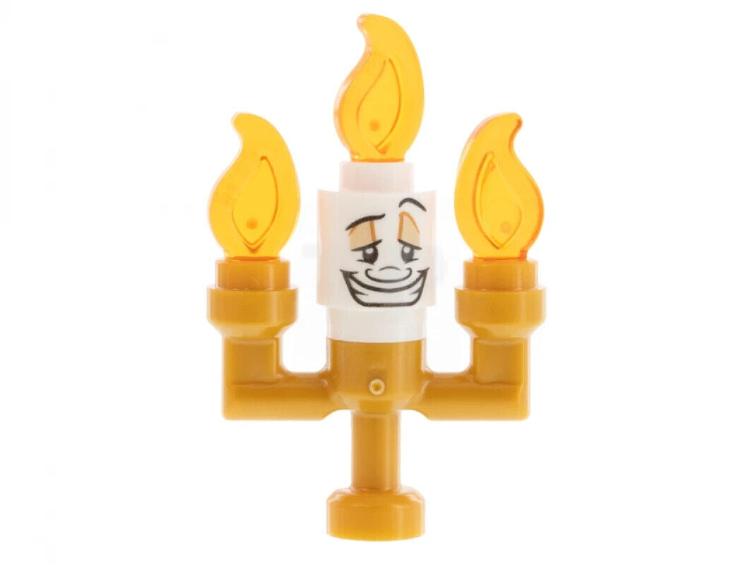 New LEGO Disney Minifigure - Lumiere & Cogsworth (dp121 dp129) 43196 Belle - StudBee