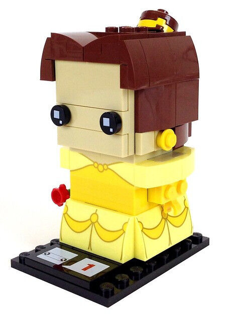 Lego 41595 Disney Princess BrickHeadz Belle Complete Set w/ Manual
