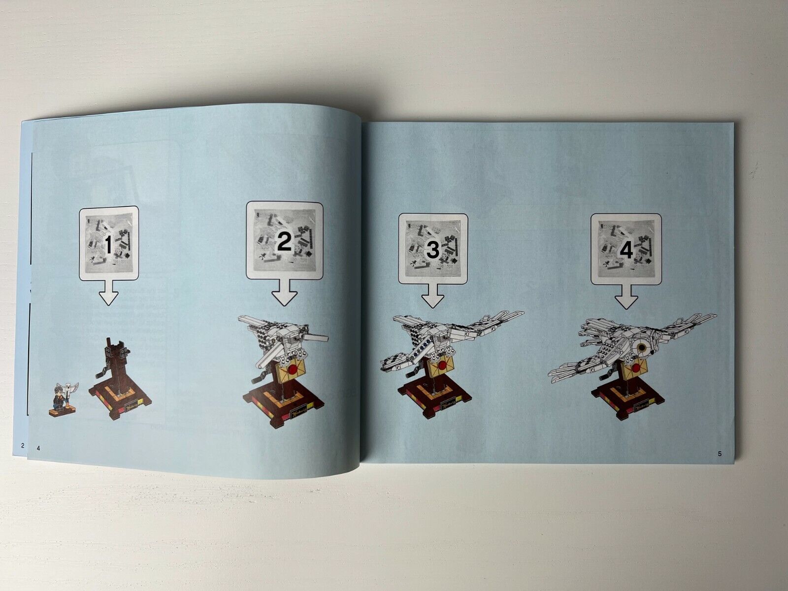 New LEGO Hedwig - Building -Instructions Set 75979 - StudBee