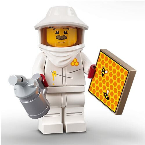 New LEGO CMF Series 21 Minifigure - Beekeeper (col21-7) 71029 Honeycomb Bees - StudBee