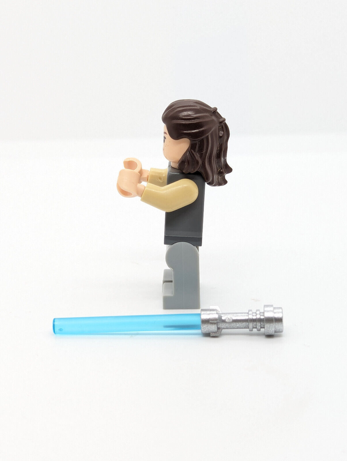 LEGO Star Wars Minifigure - Rey (sw0866) 75189 75216 Jedi Gray Robe - StudBee