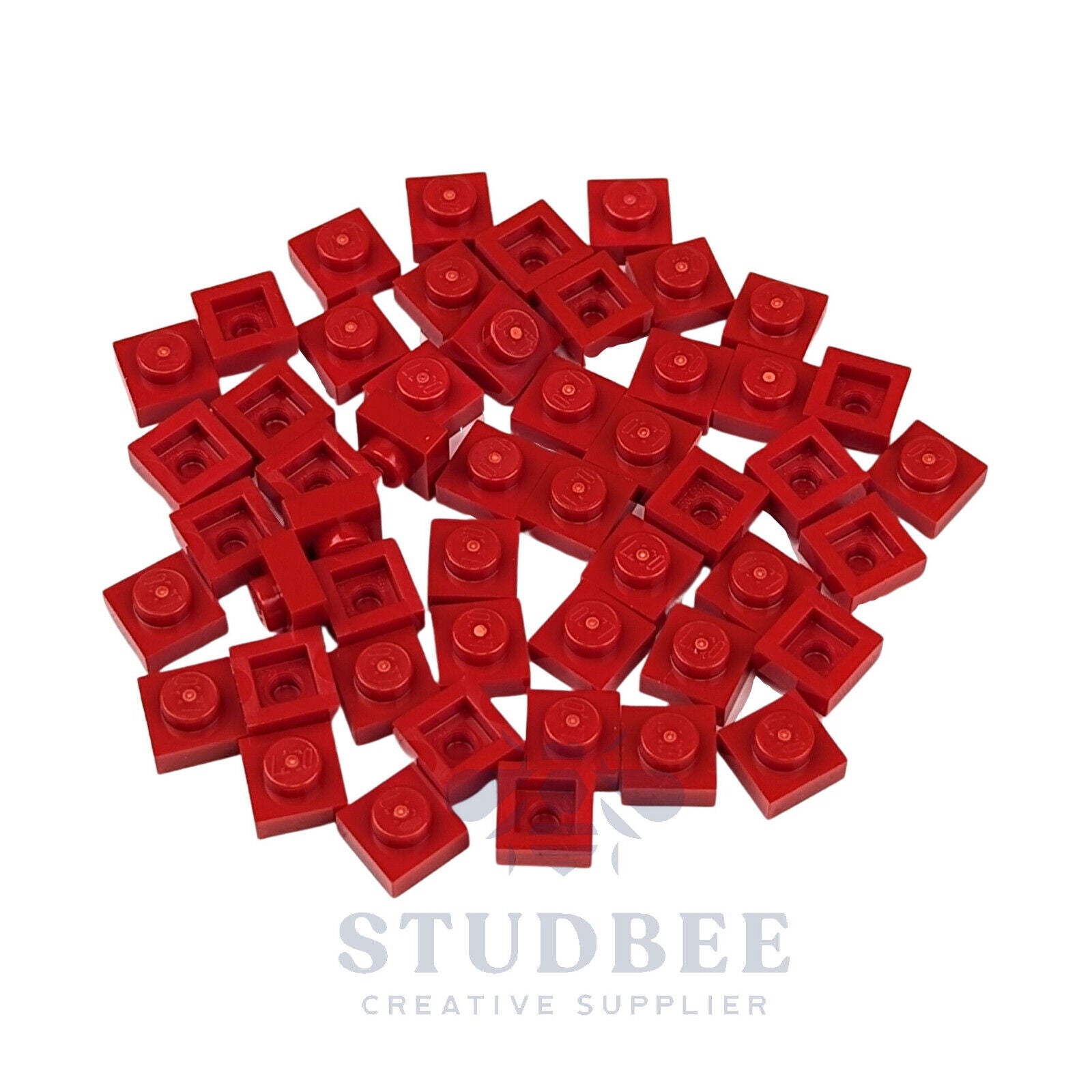 NEW LEGO  - 1 x 1 Plates - #3024 - 50 Pieces - Multiple Colors - StudBee