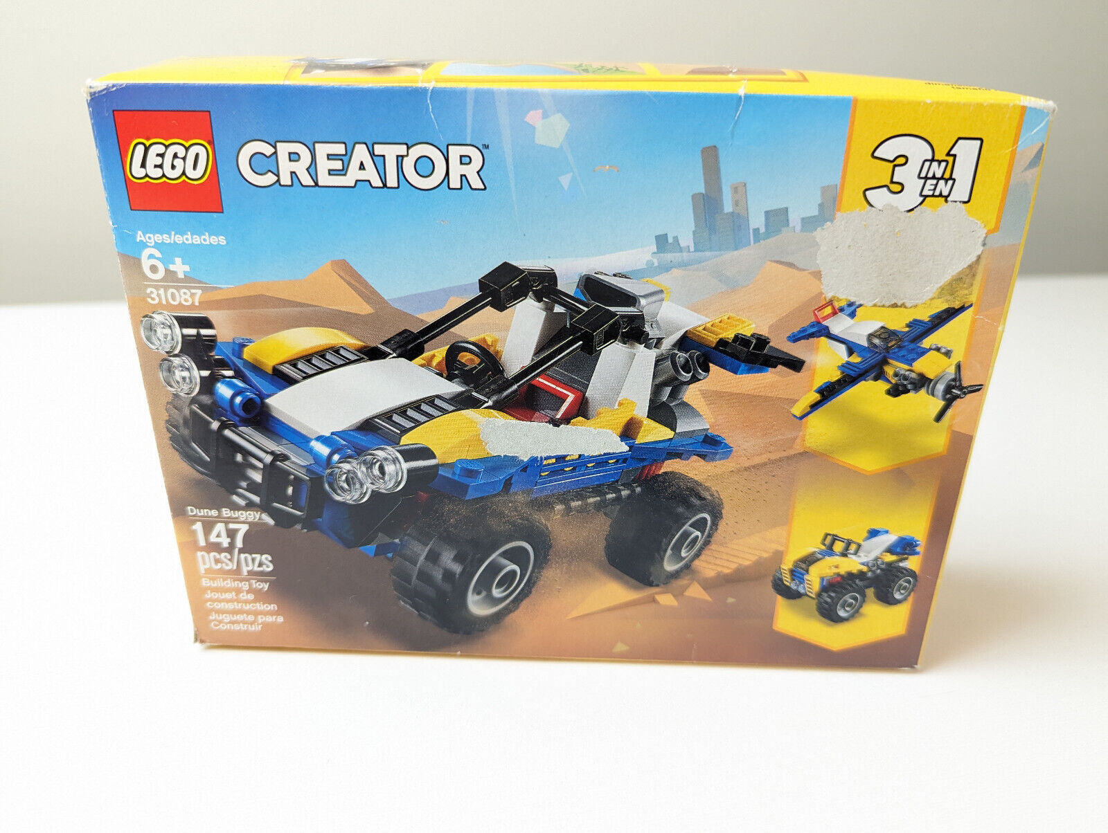 LEGO 31087 Creator 3 in 1 - Dune Buggy - Airplane or ATV Quad - StudBee