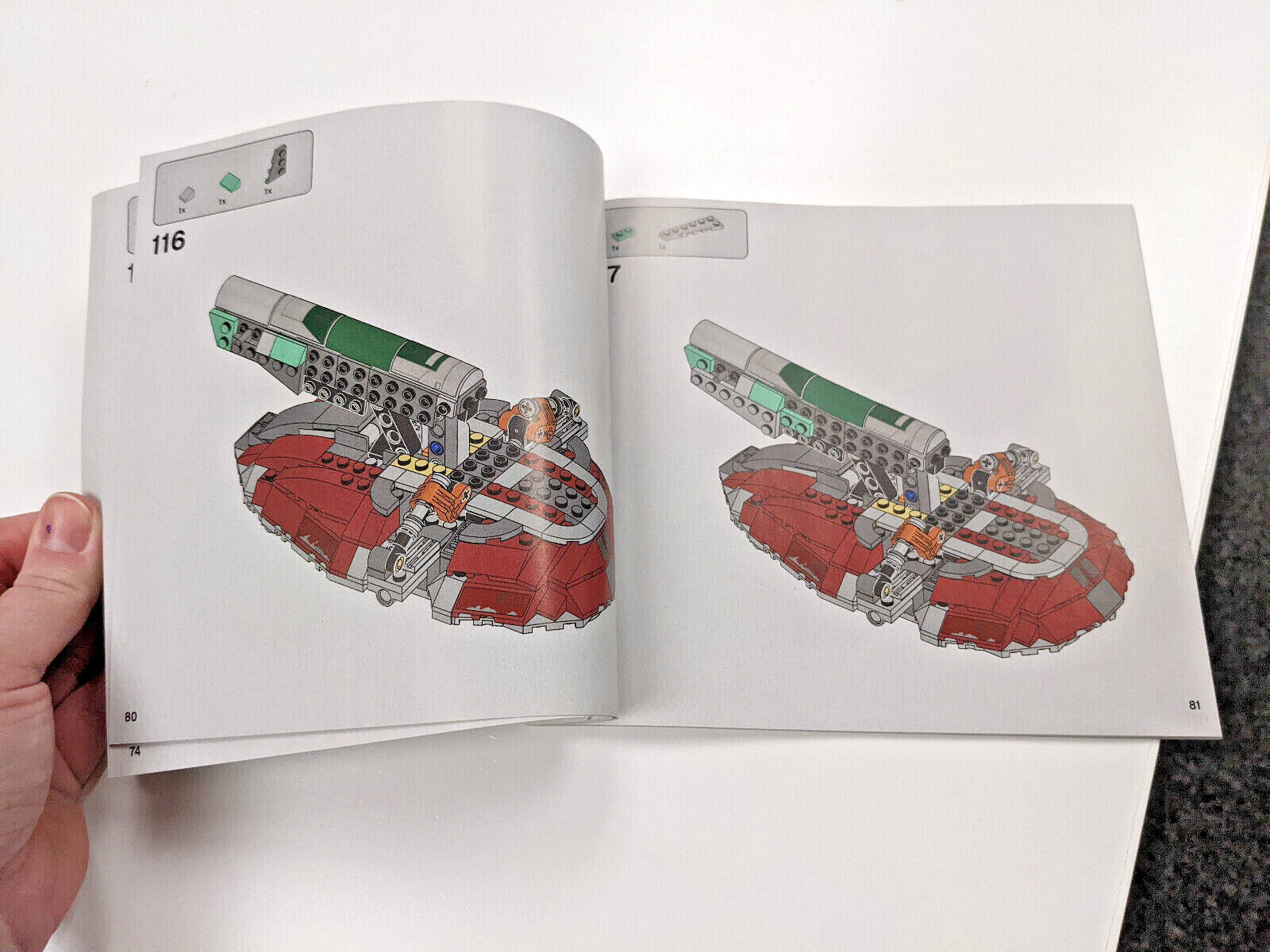 LEGO Boba Fett’s Starship (75312) Manual -INSTRUCTION ONLY - StudBee