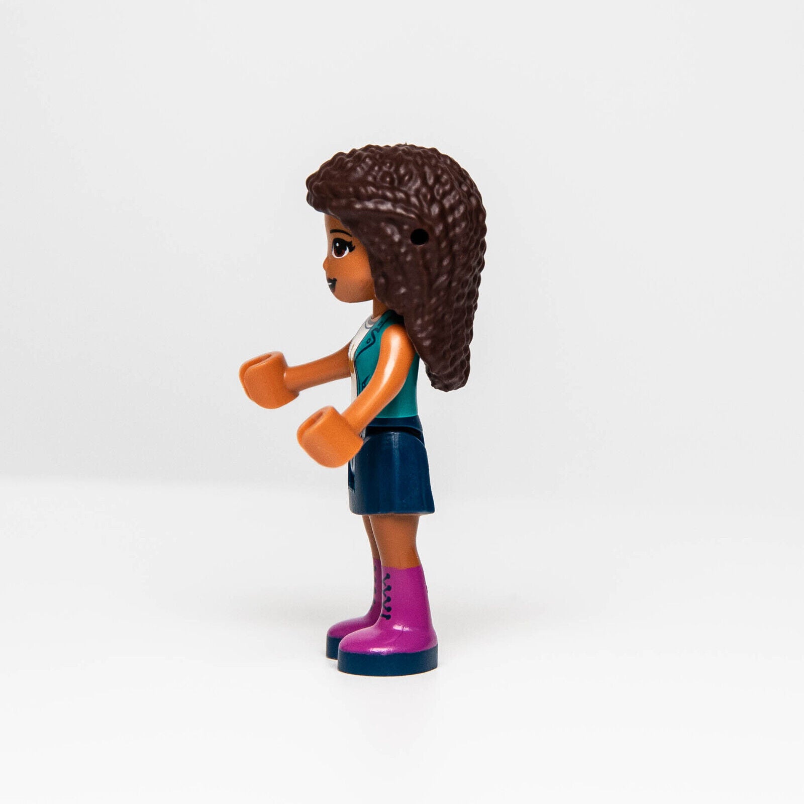 New Lego 41449 Friends Andrea Minifigure Dark Blue Skirt, Jacket (frnd415) - StudBee